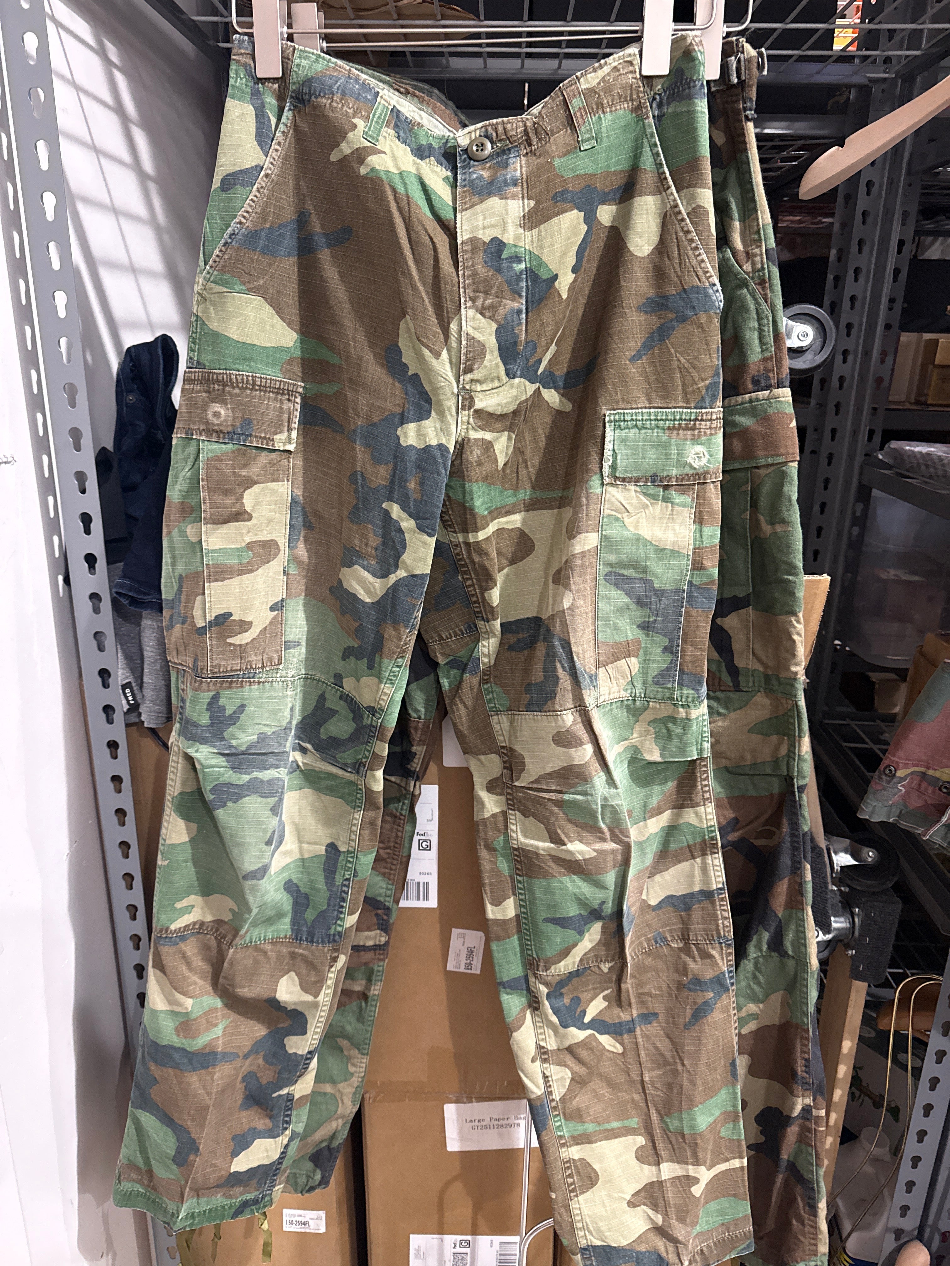 U.S. Military Woodland Camo Cargos