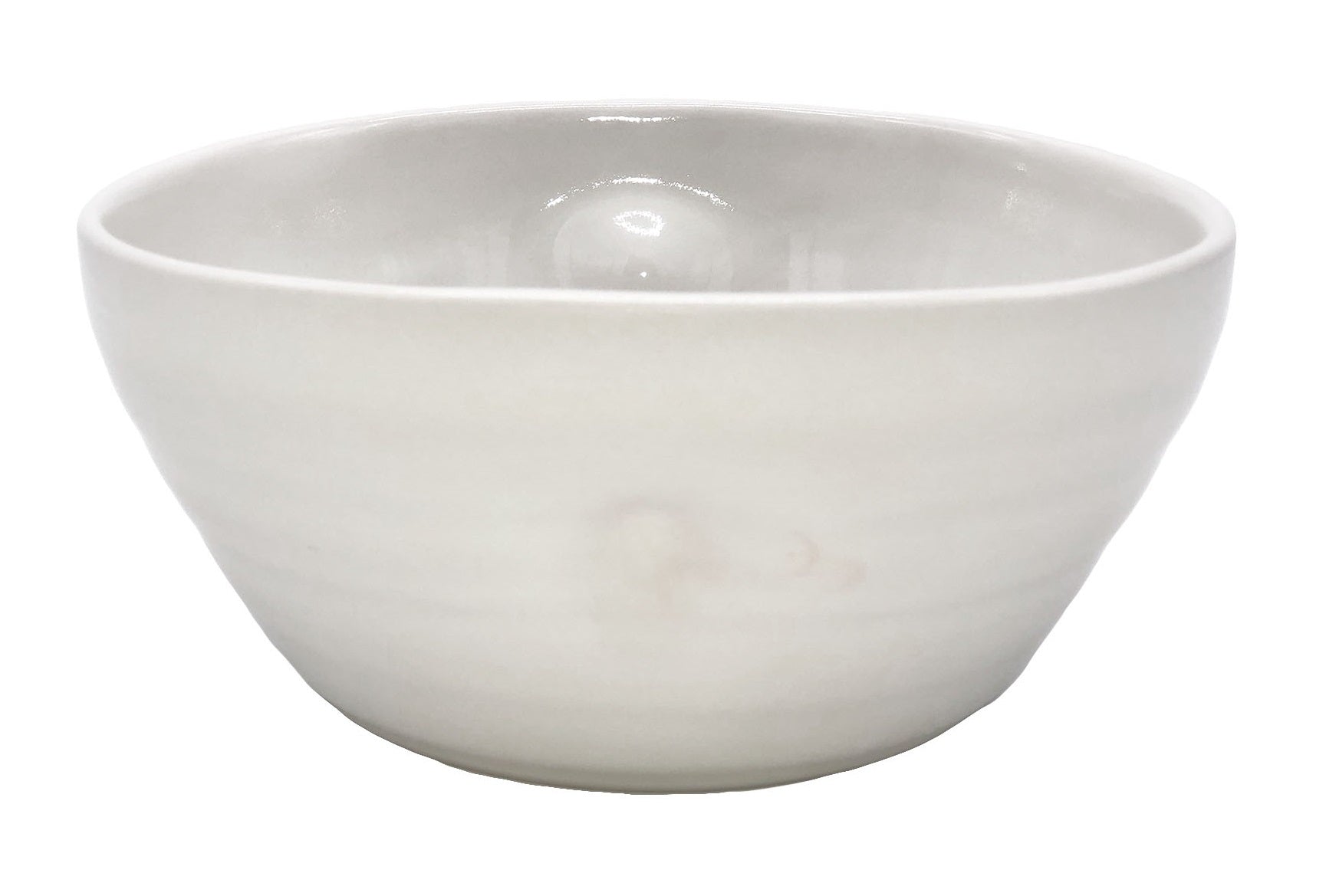 Pinch White Stoneware 4 Piece Dinnerware Set, Service For 1