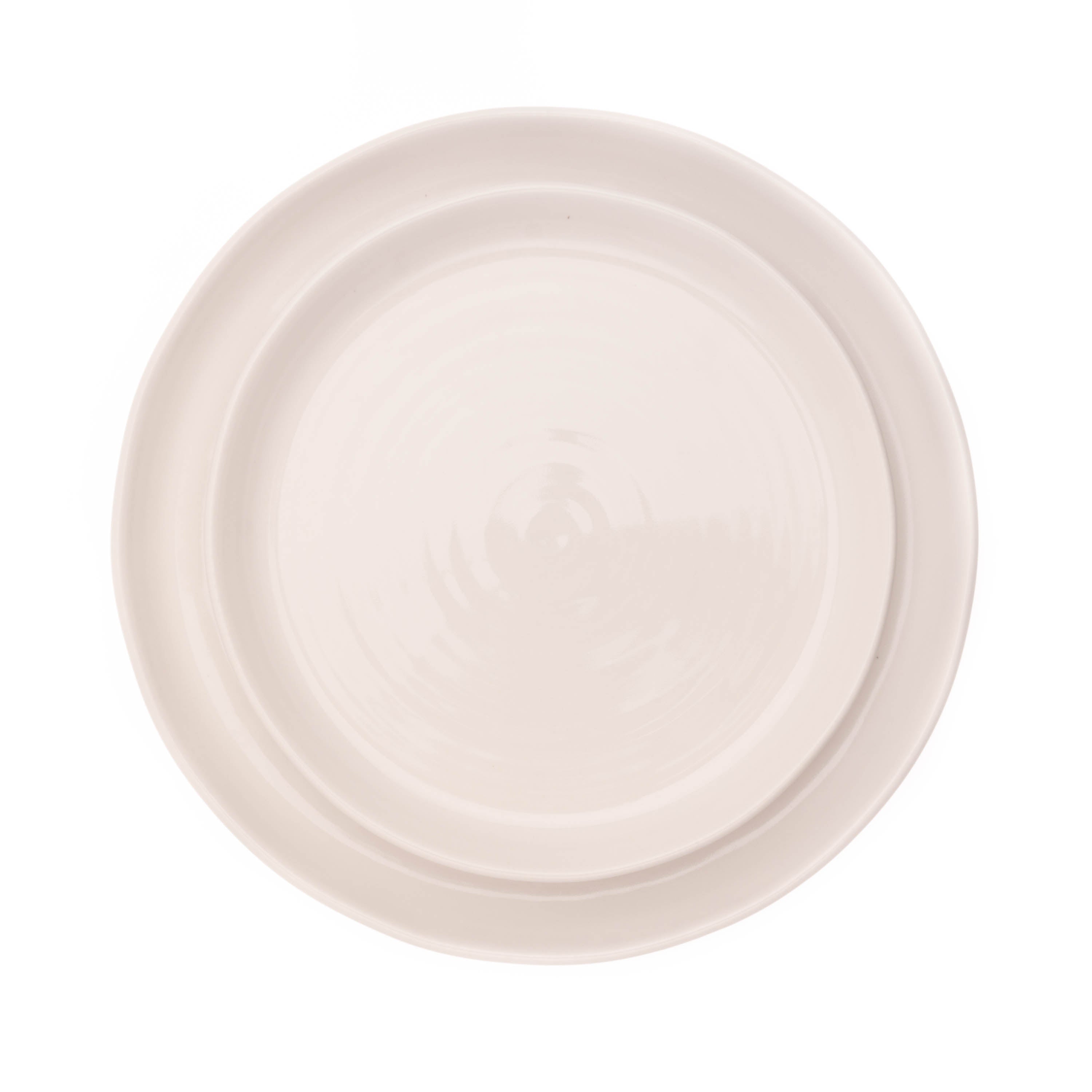 Pinch Salad Plate in White - Set of 4