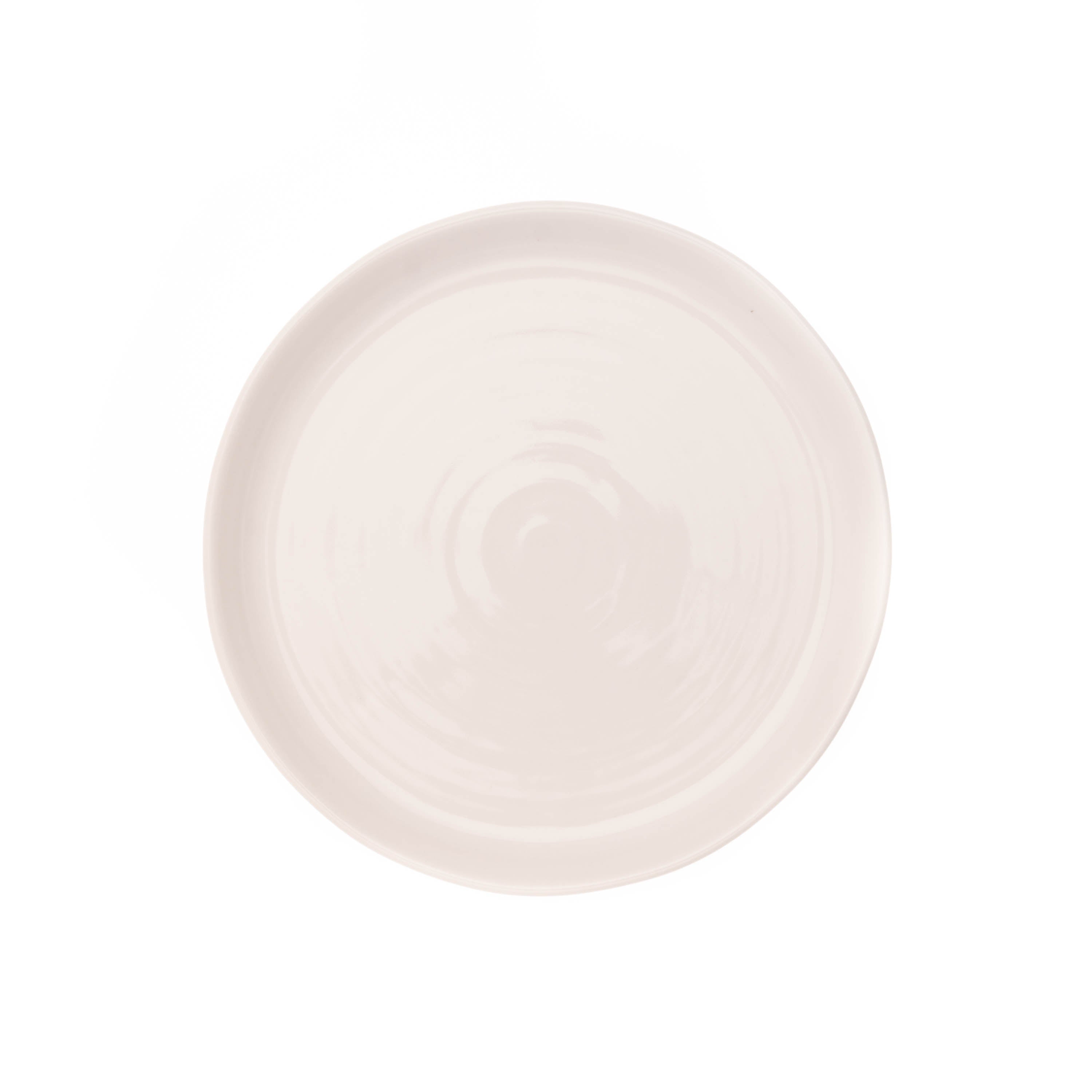 Pinch White Stoneware 4 Piece Dinnerware Set, Service For 1