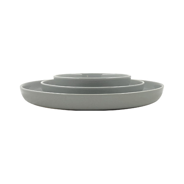 Reims Medium Plate - Set of 4 - Pebble