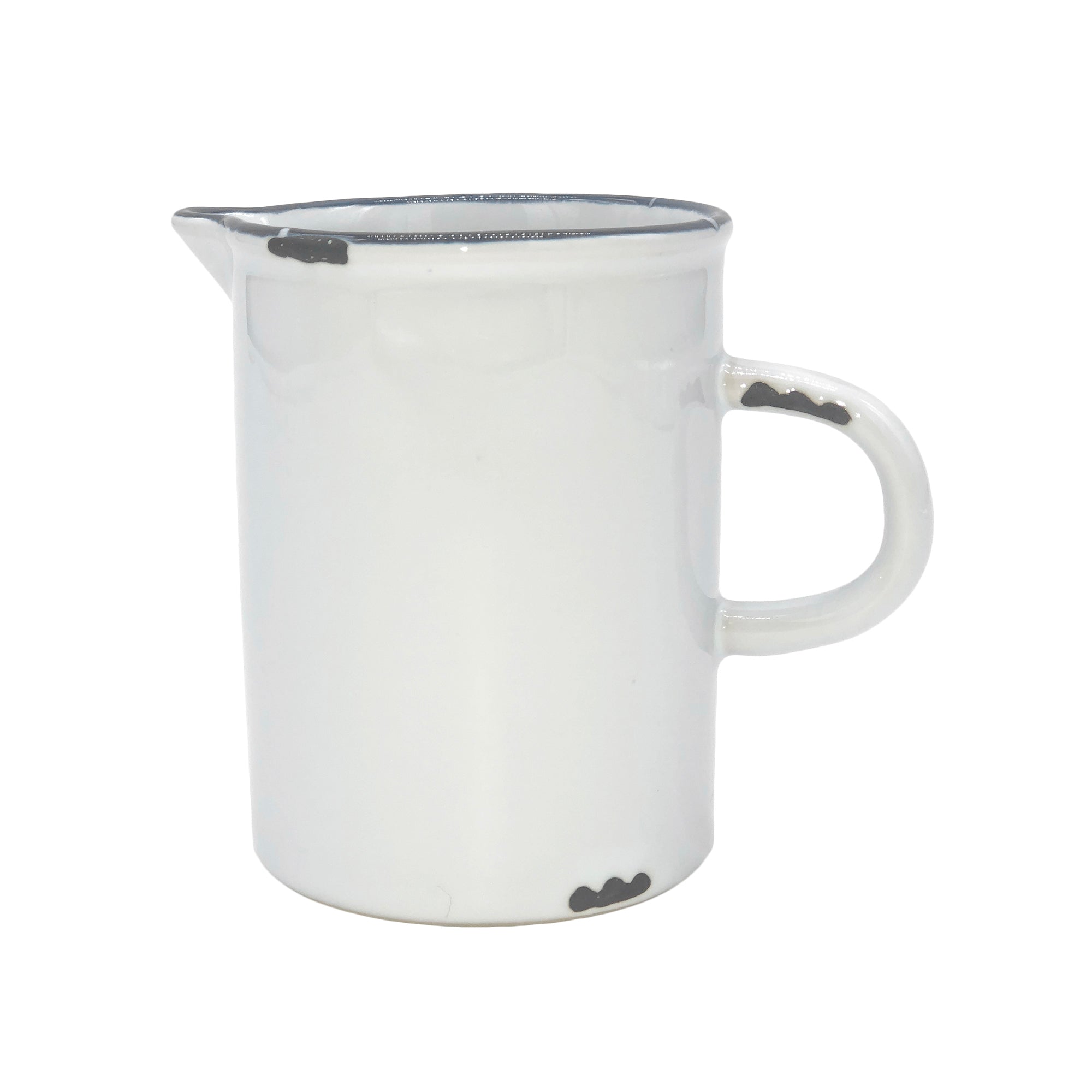 Tinware 7-Piece Prep Set- White w/ Slate Rim