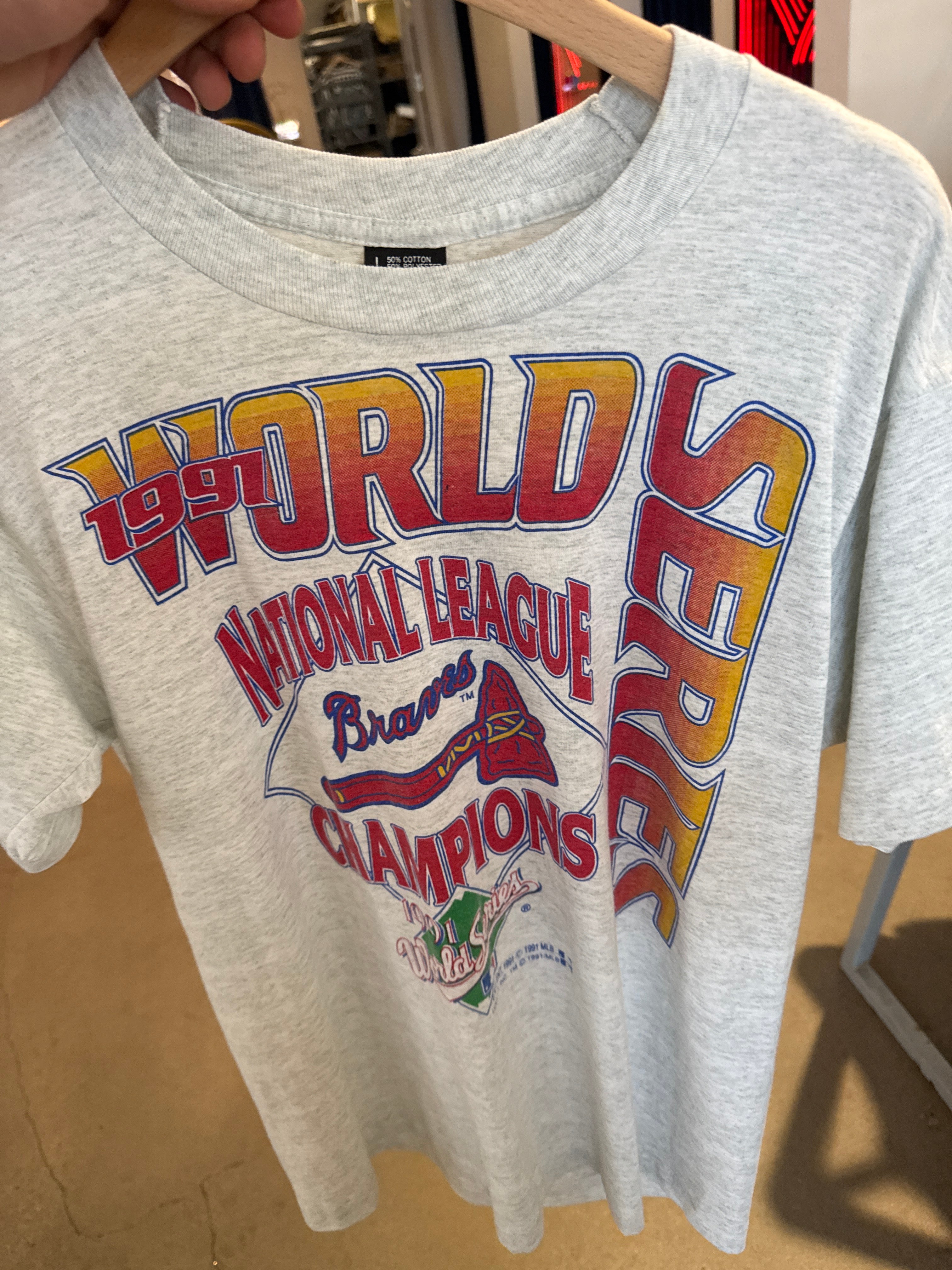 1991 Atlanta Braves World Series Tee