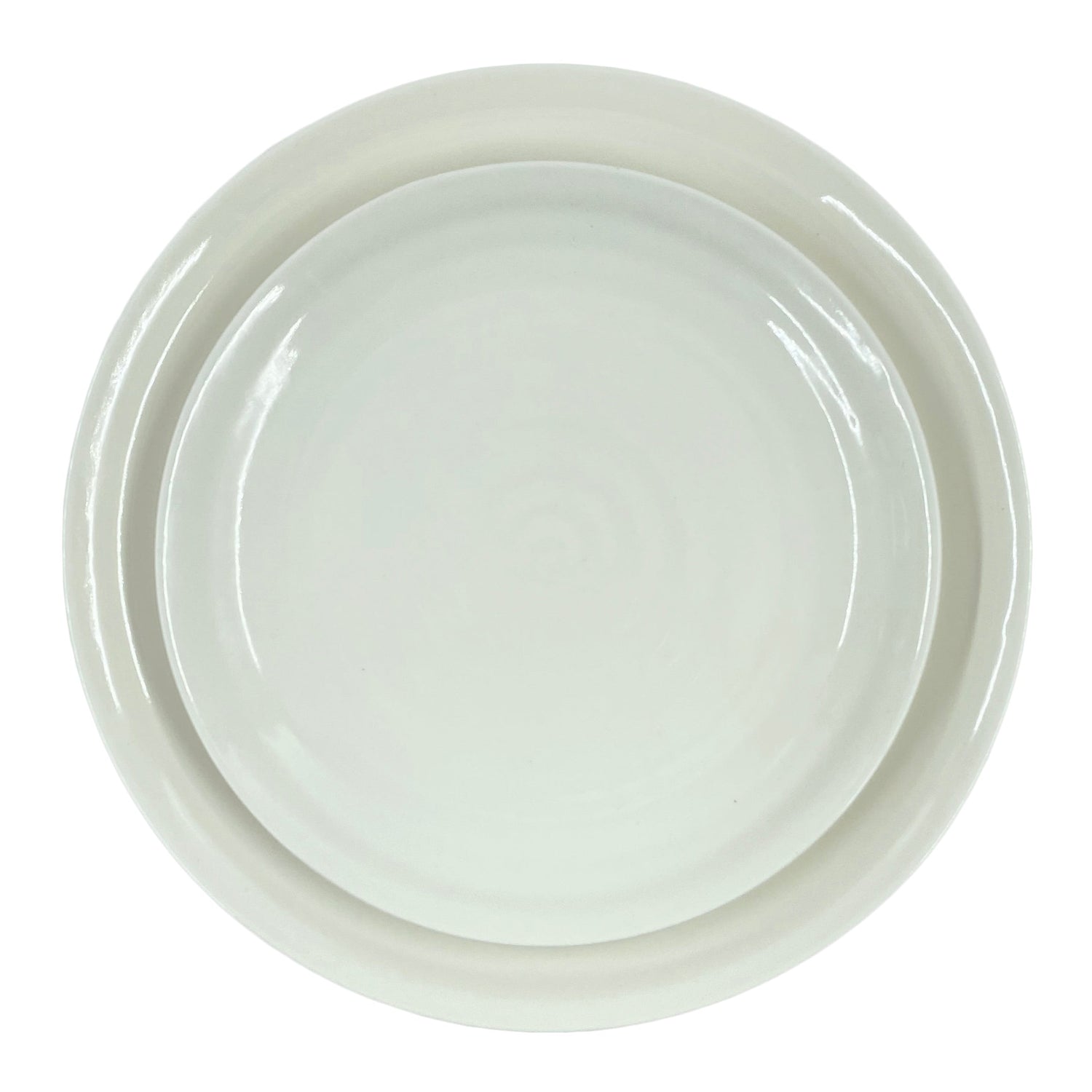 Daniel Smith Ivory Porcelain 4 Piece Dinnerware Set, Service For 1