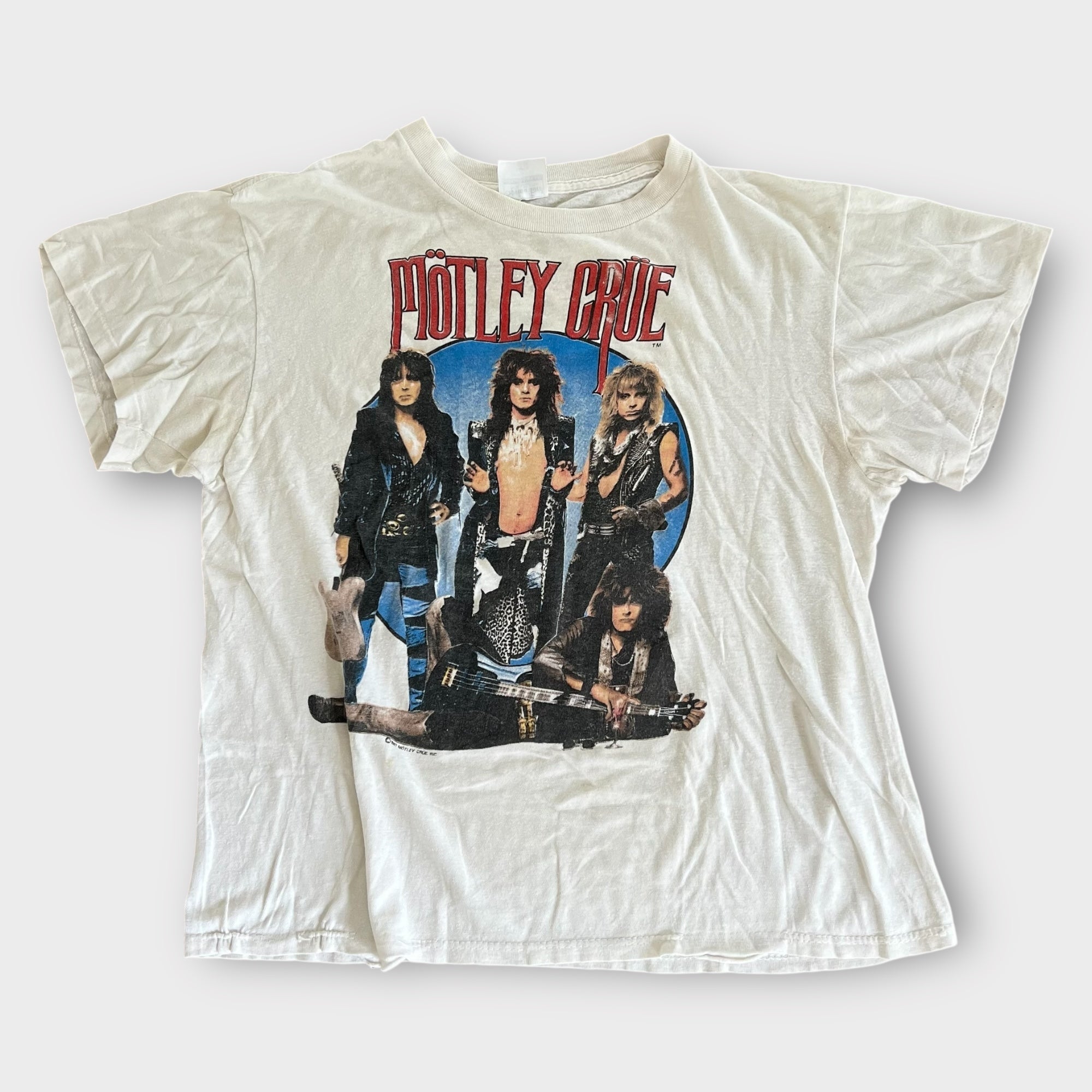 1987 Motley Crue Vintage Band Promo Tee Shirt
