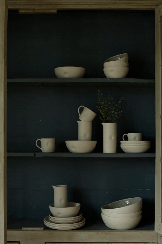 Pinch Mug in Grey - Set of 4