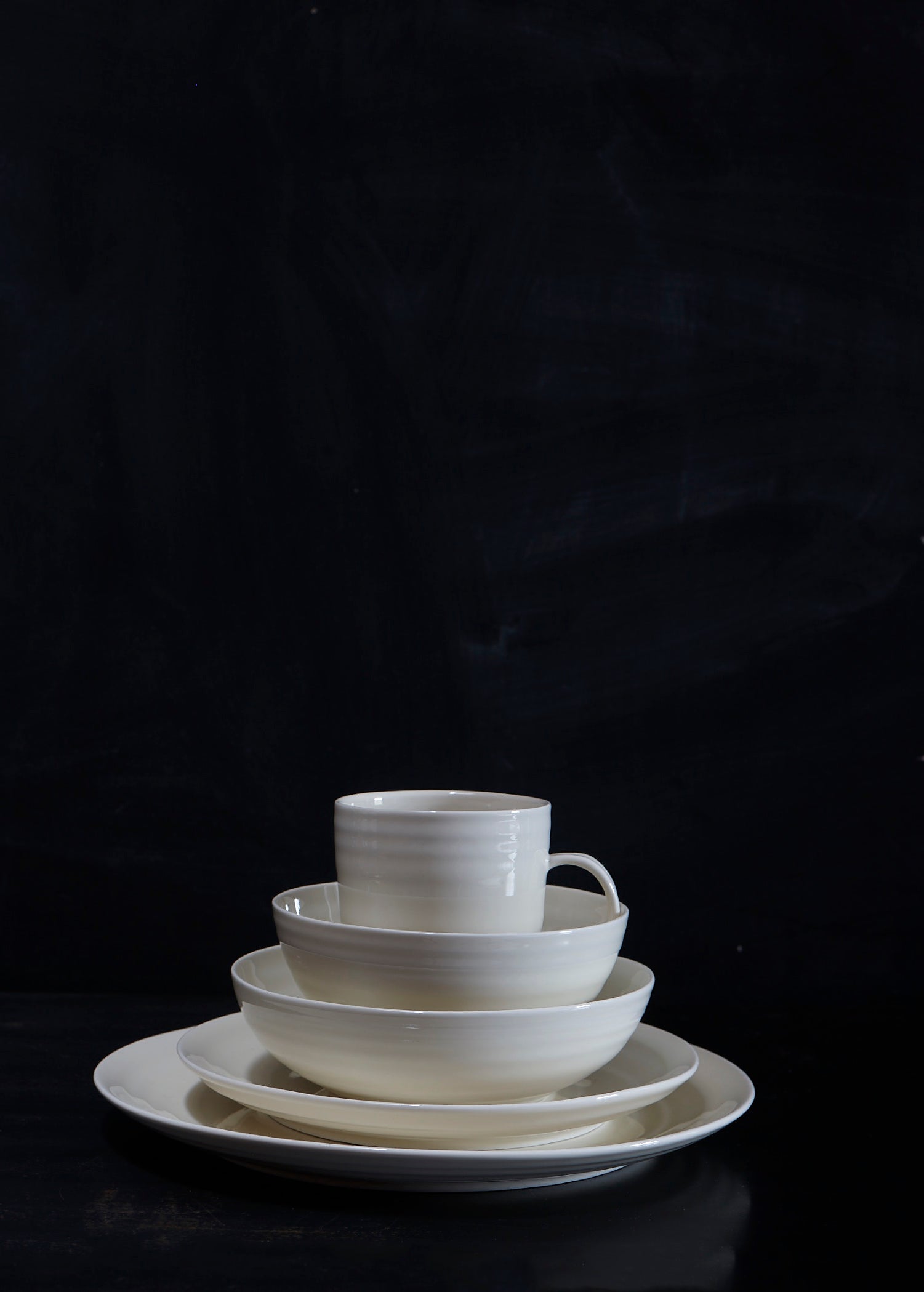 Daniel Smith Salad Plate - Set of 4 - Ivory