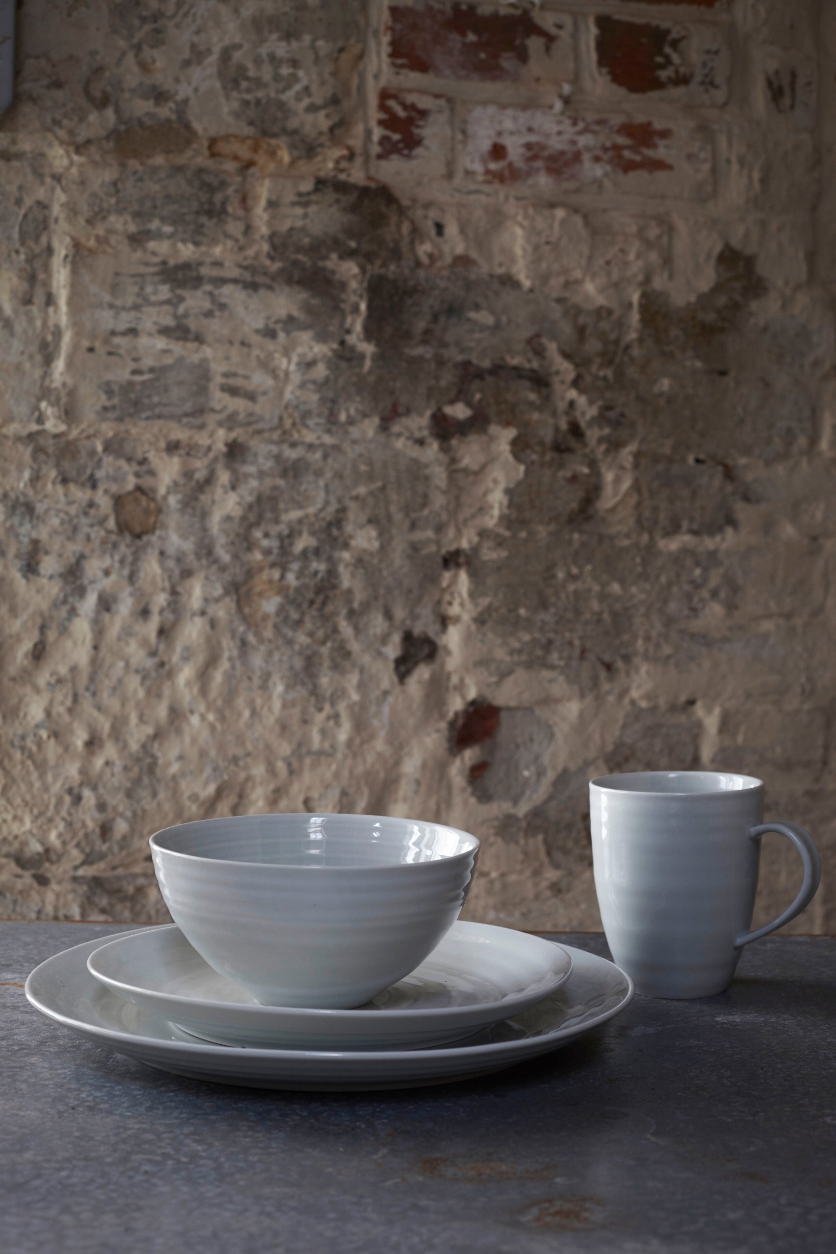 Daniel Smith Pasta Bowl - Set of 4 - Smoke