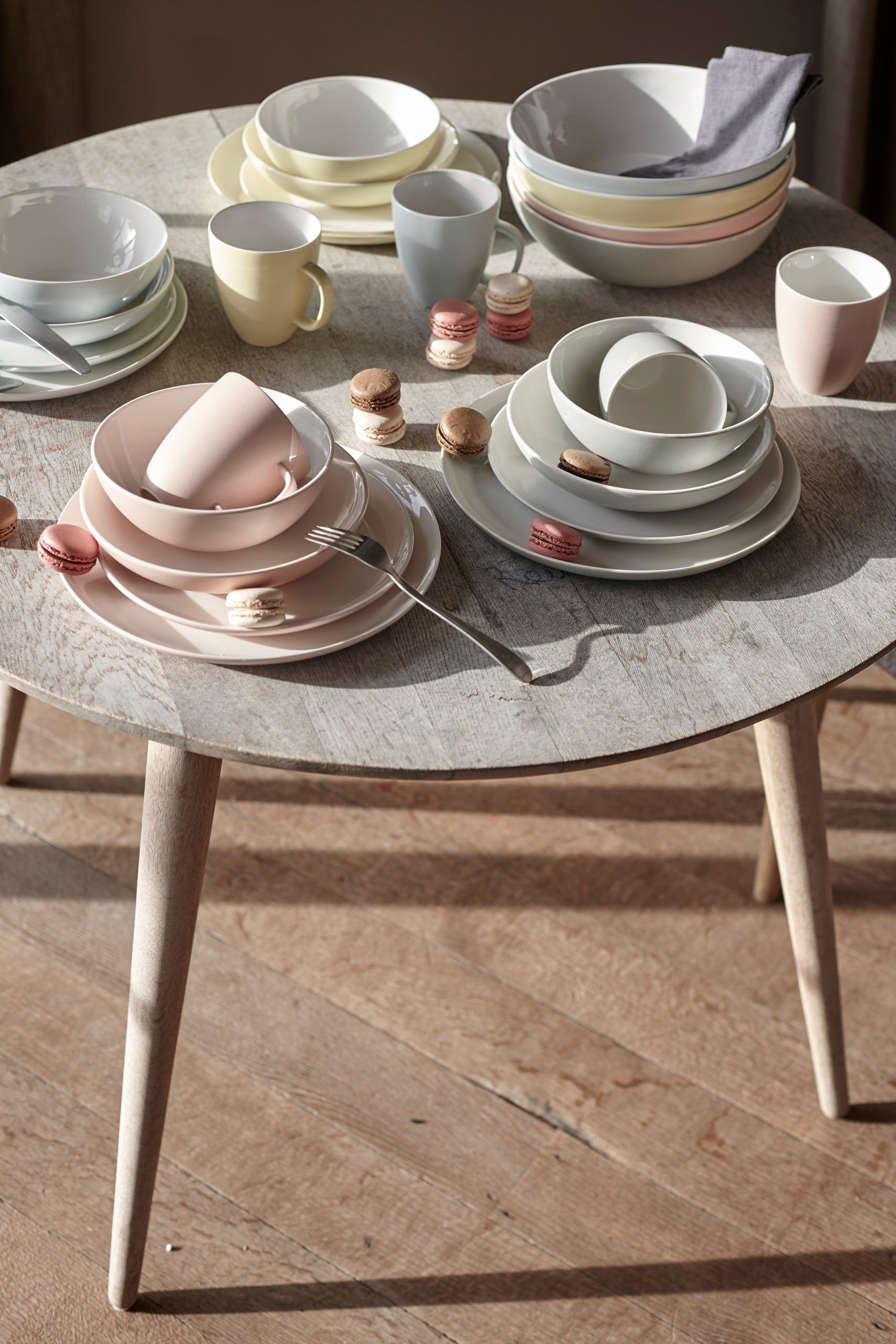 Procida 4-piece place setting - Grey