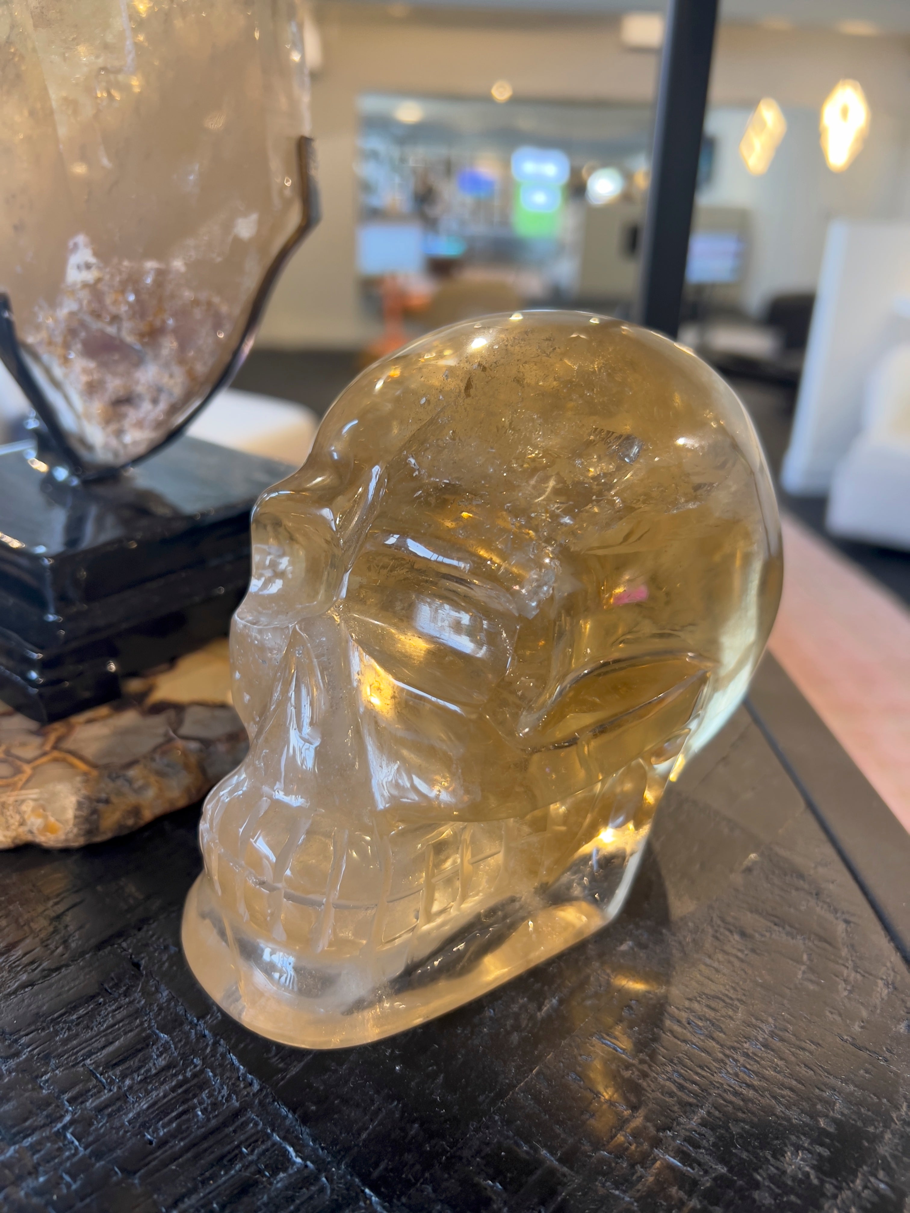Citrine Skull