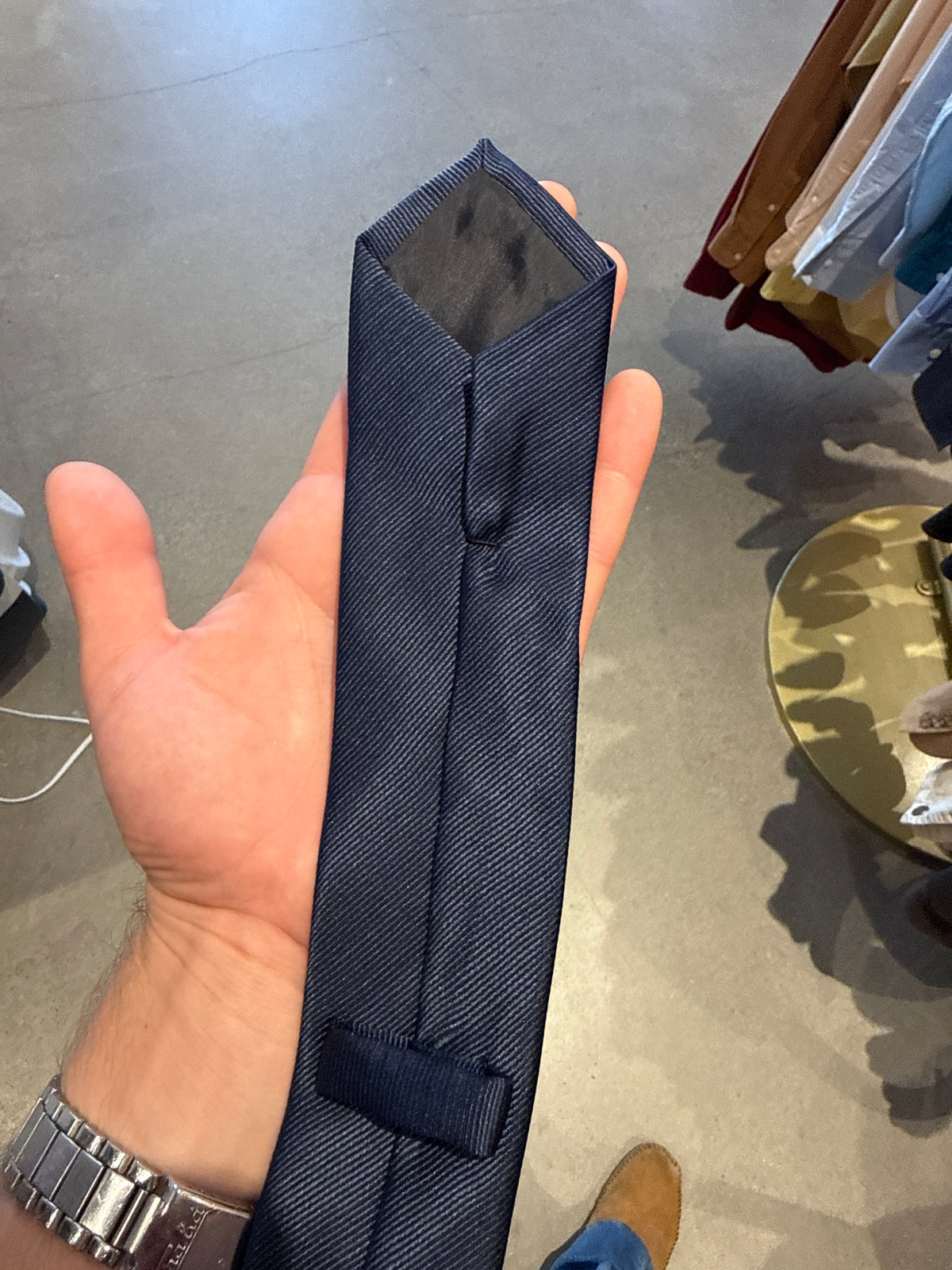 Hermes Skinny Neck Tie