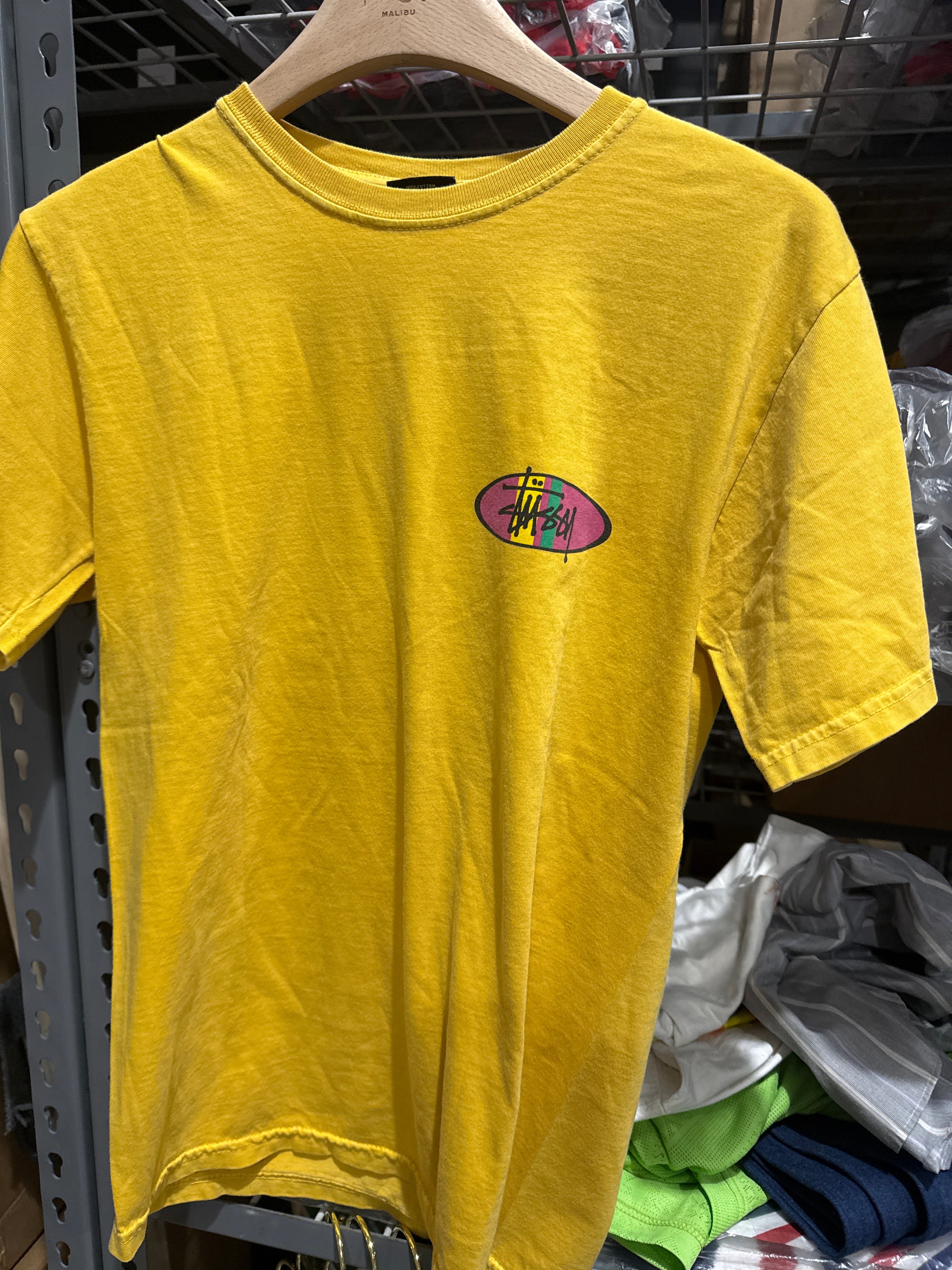 Yellow Stüssy Tee