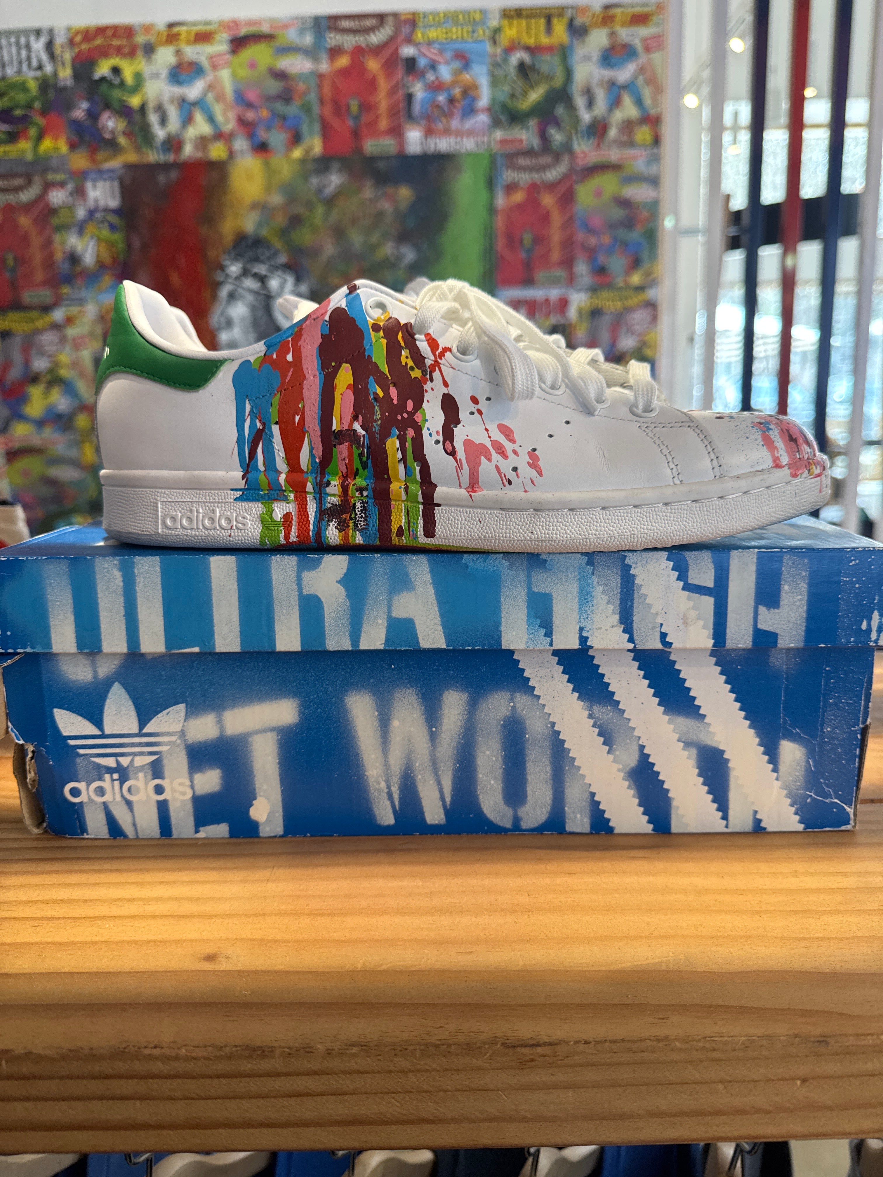 Stan Smith Drip Painted Shoes