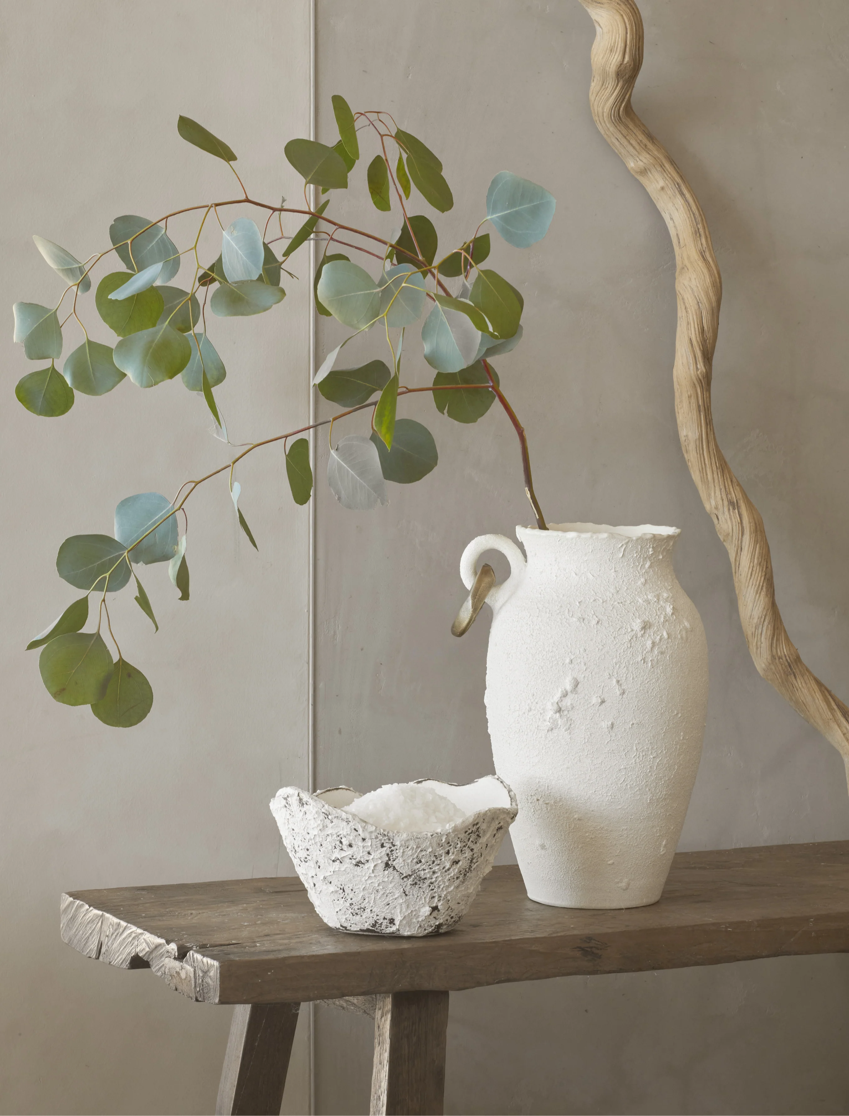 Julia Vase with Metal Ring