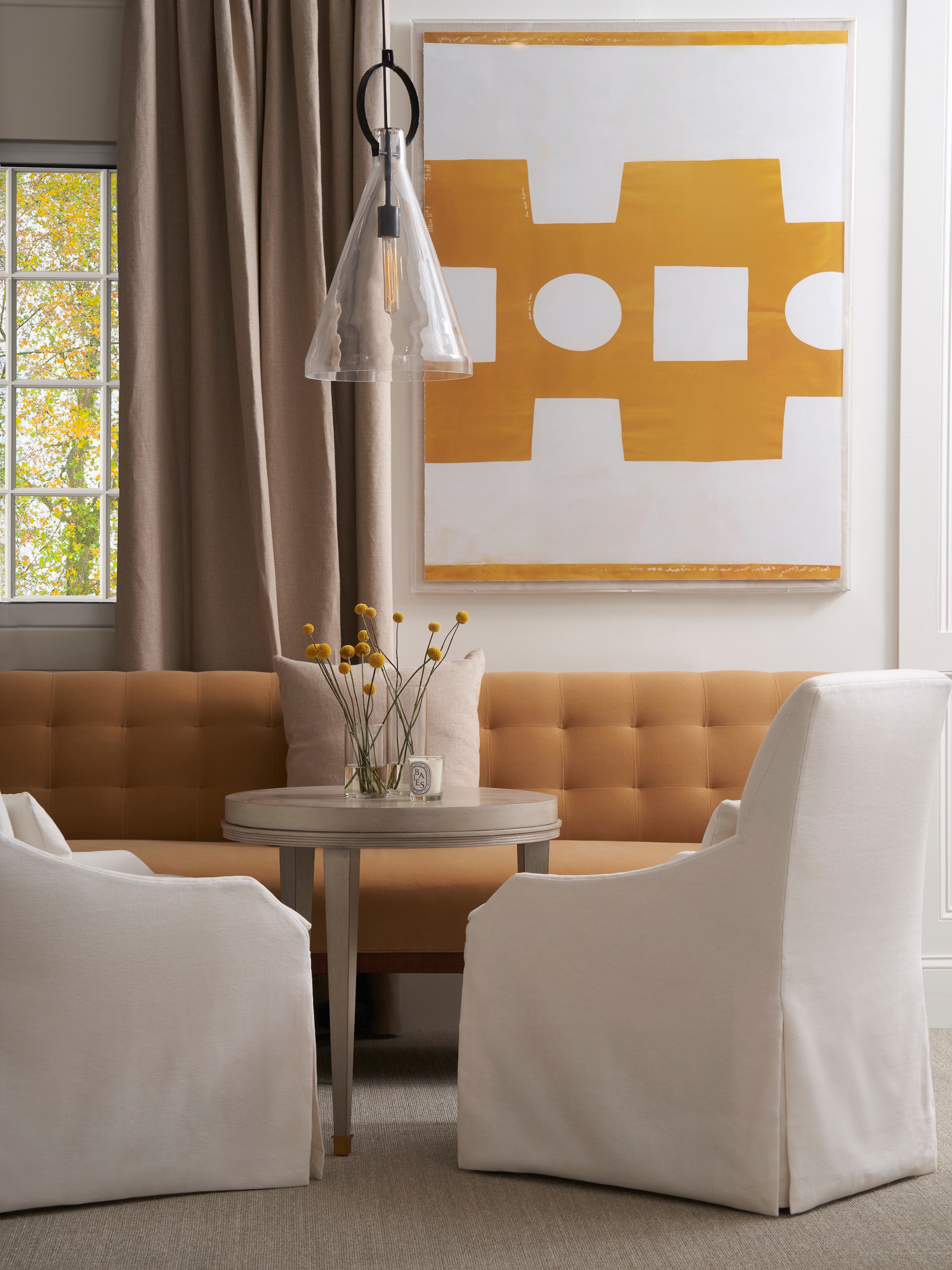 Mila Skirted Dining Chair