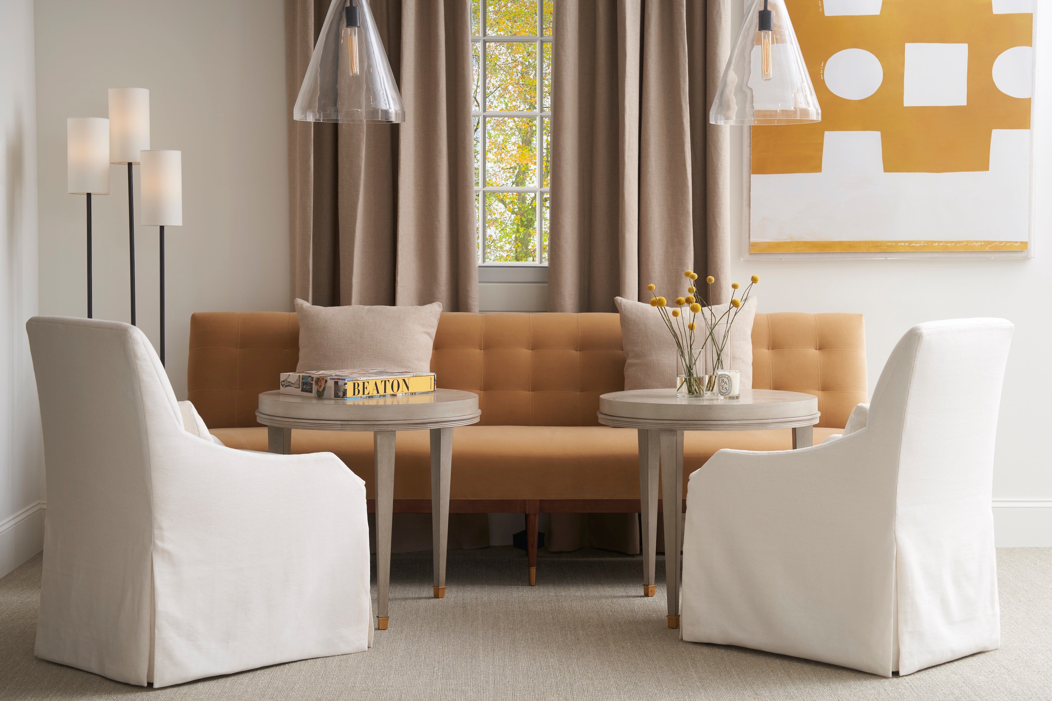 Mila Skirted Dining Chair