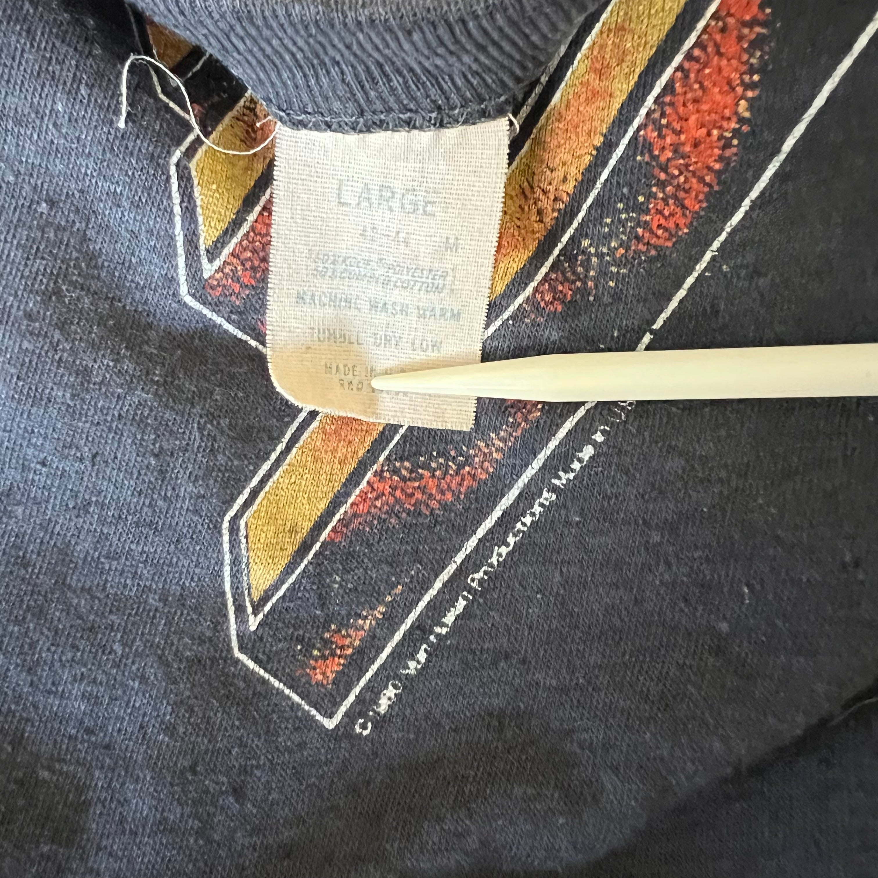 1980 Van Halen Vintage Tour Band Tee Shirt