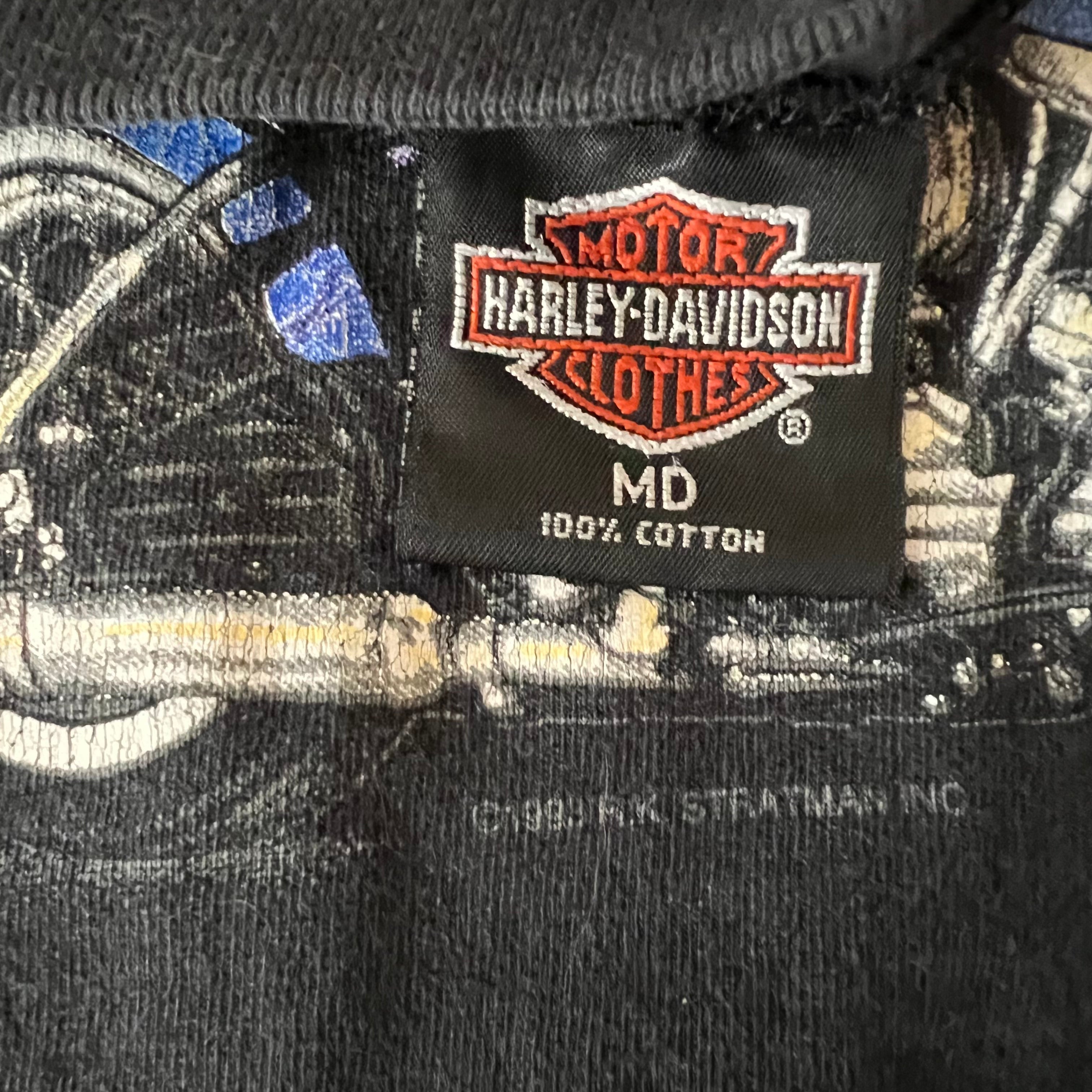1993 Harley Davidson Motorcycle Vintage Long Sleeve Tee Shirt