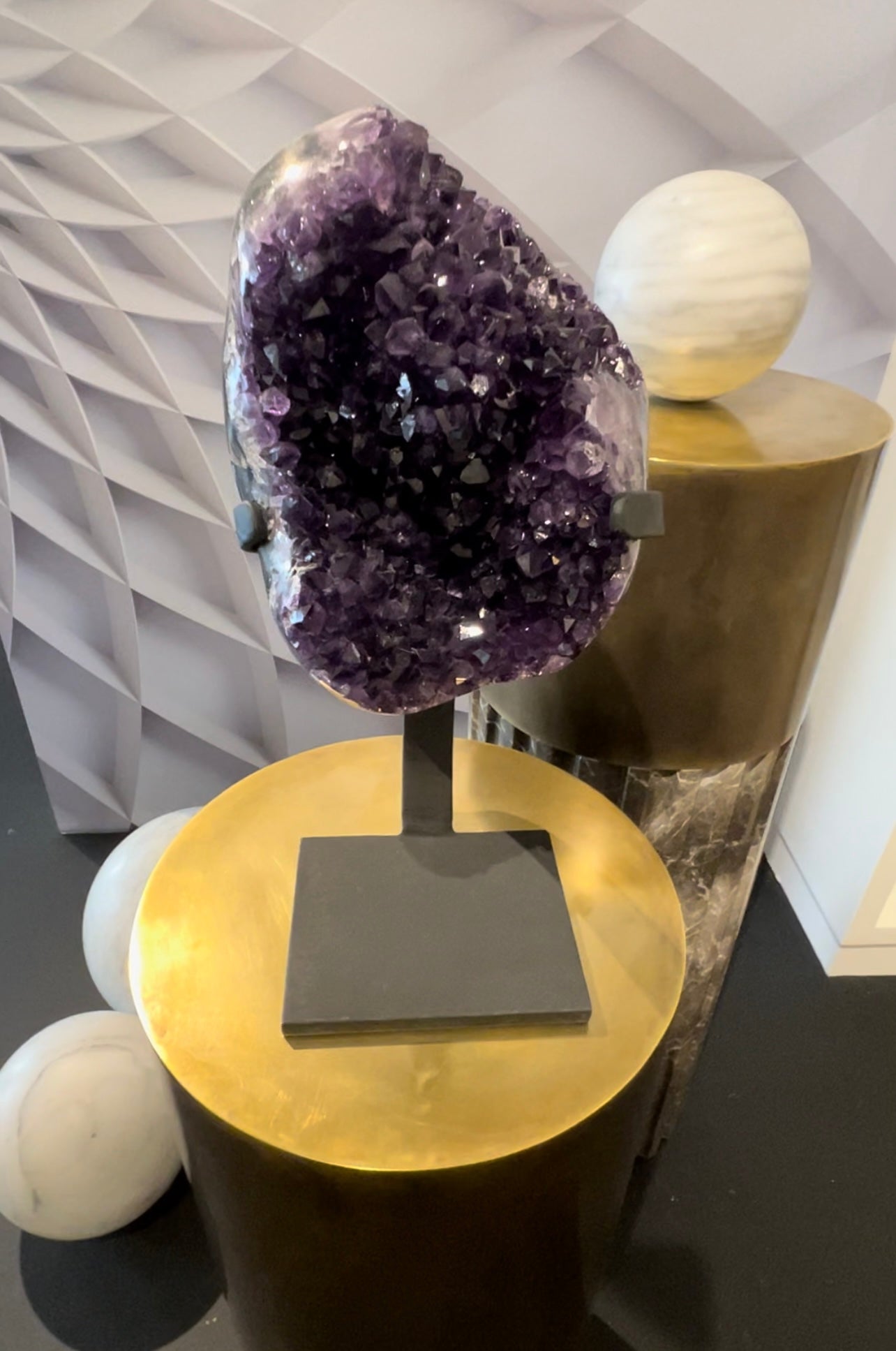 Amethyst on Stand 15.5" x 7.5"