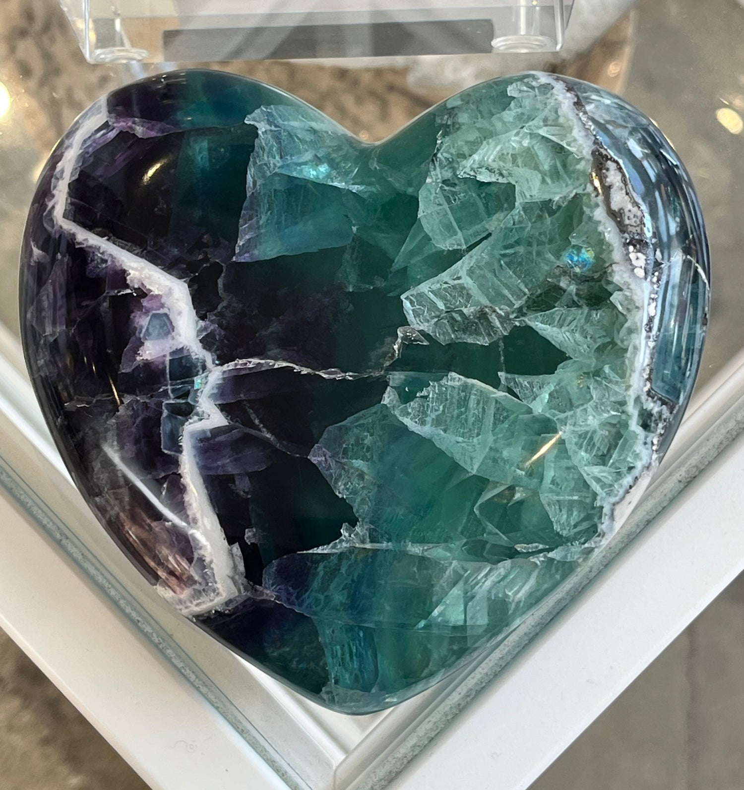 Fluorite Heart