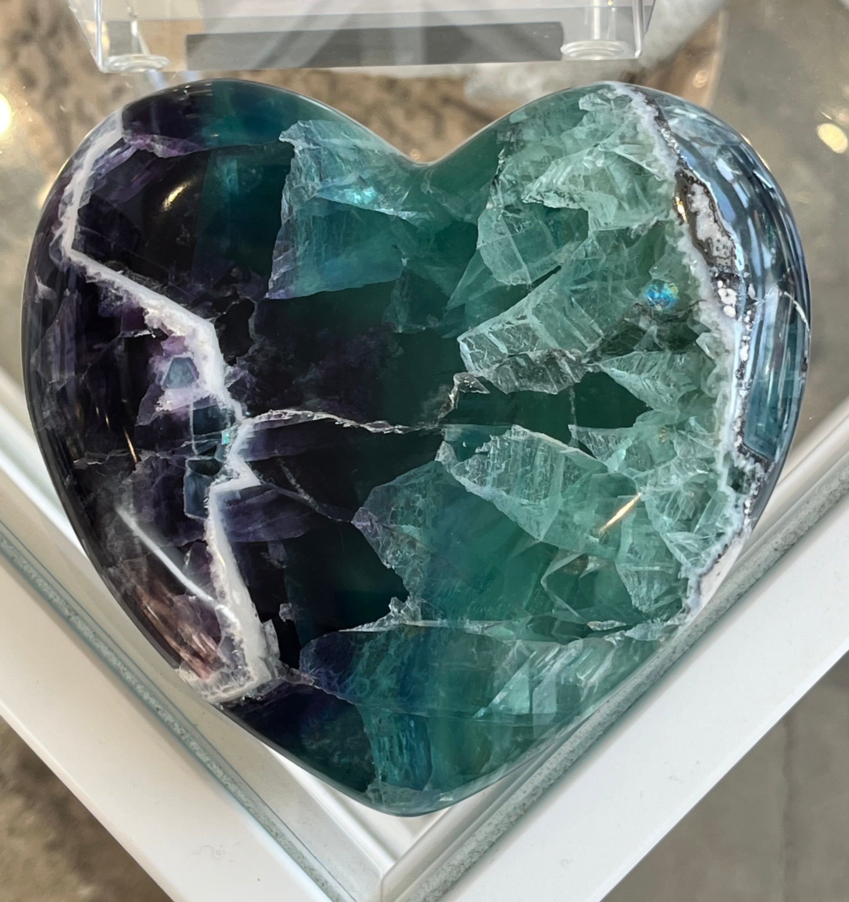Fluorite Heart