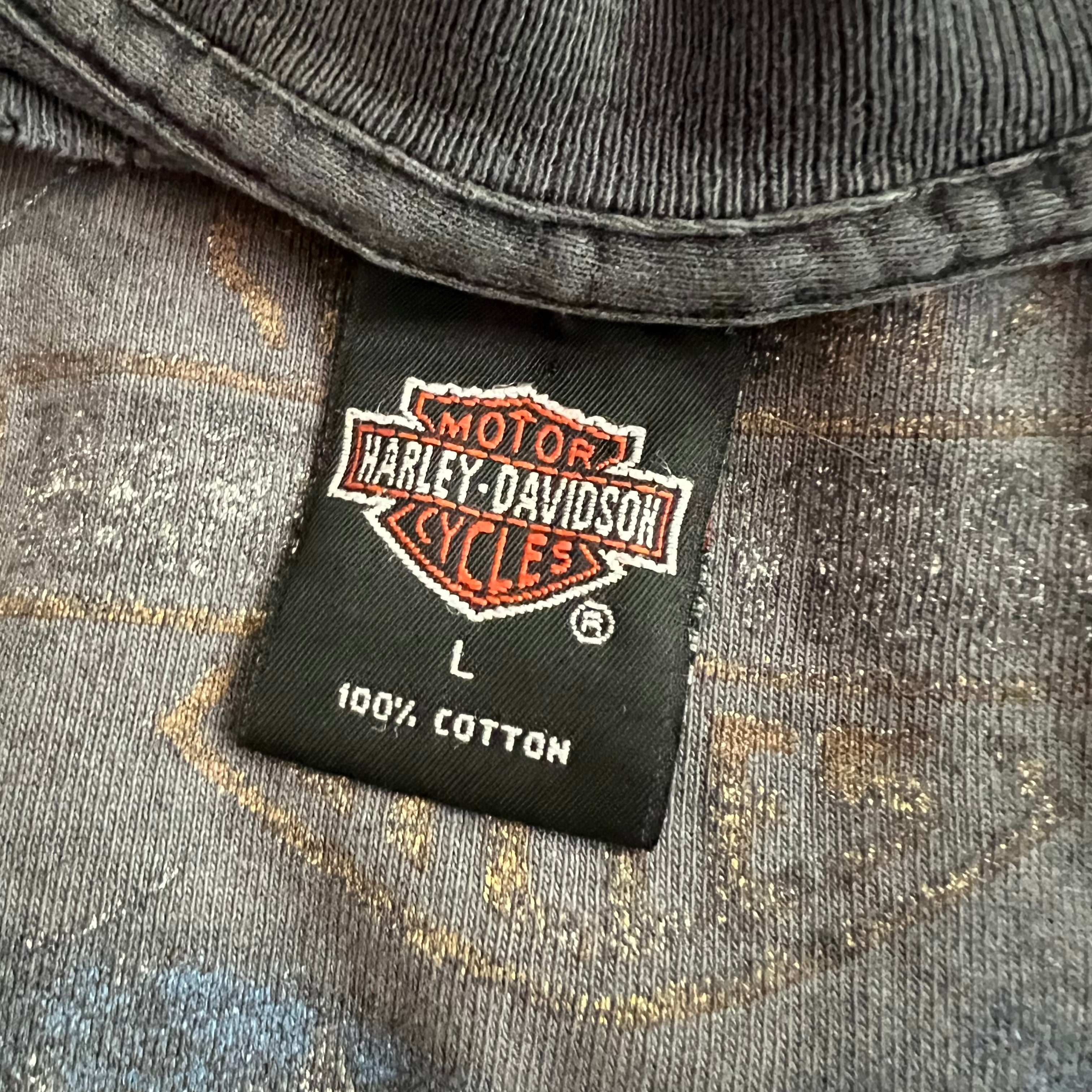 1996 Harley Davidson Motorcycle Singapore Vintage Tee Shirt