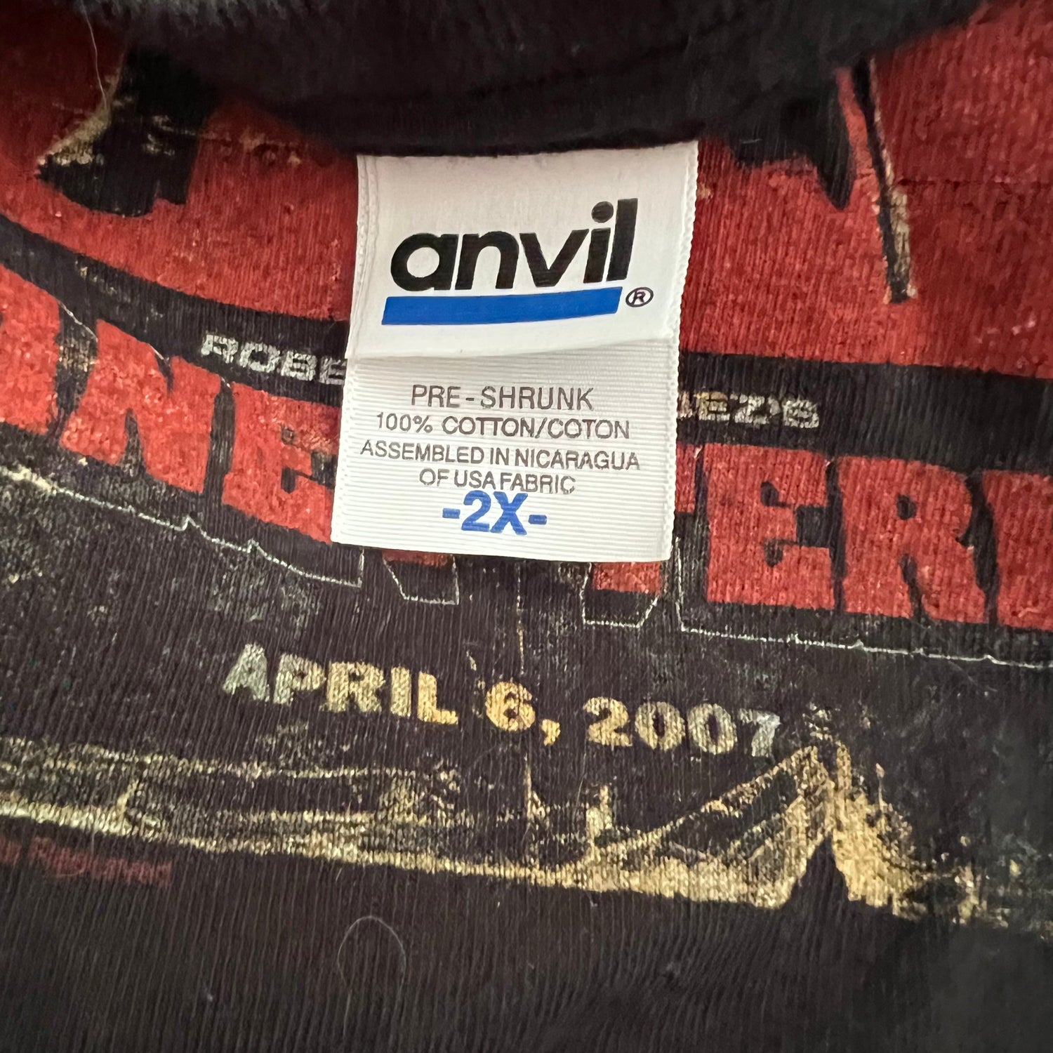 2007 Planet Terror (Directed by Robert Rodriguez) Grindhouse Vintage Movie Promo Tee Shirt