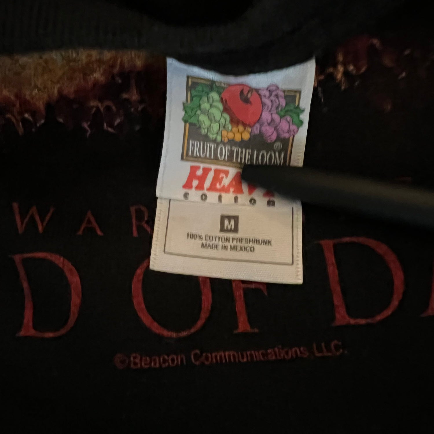 1999 End Of Days (Starring:  Arnold Schwarzenegger) Vintage Movie Promo Tee Shirt