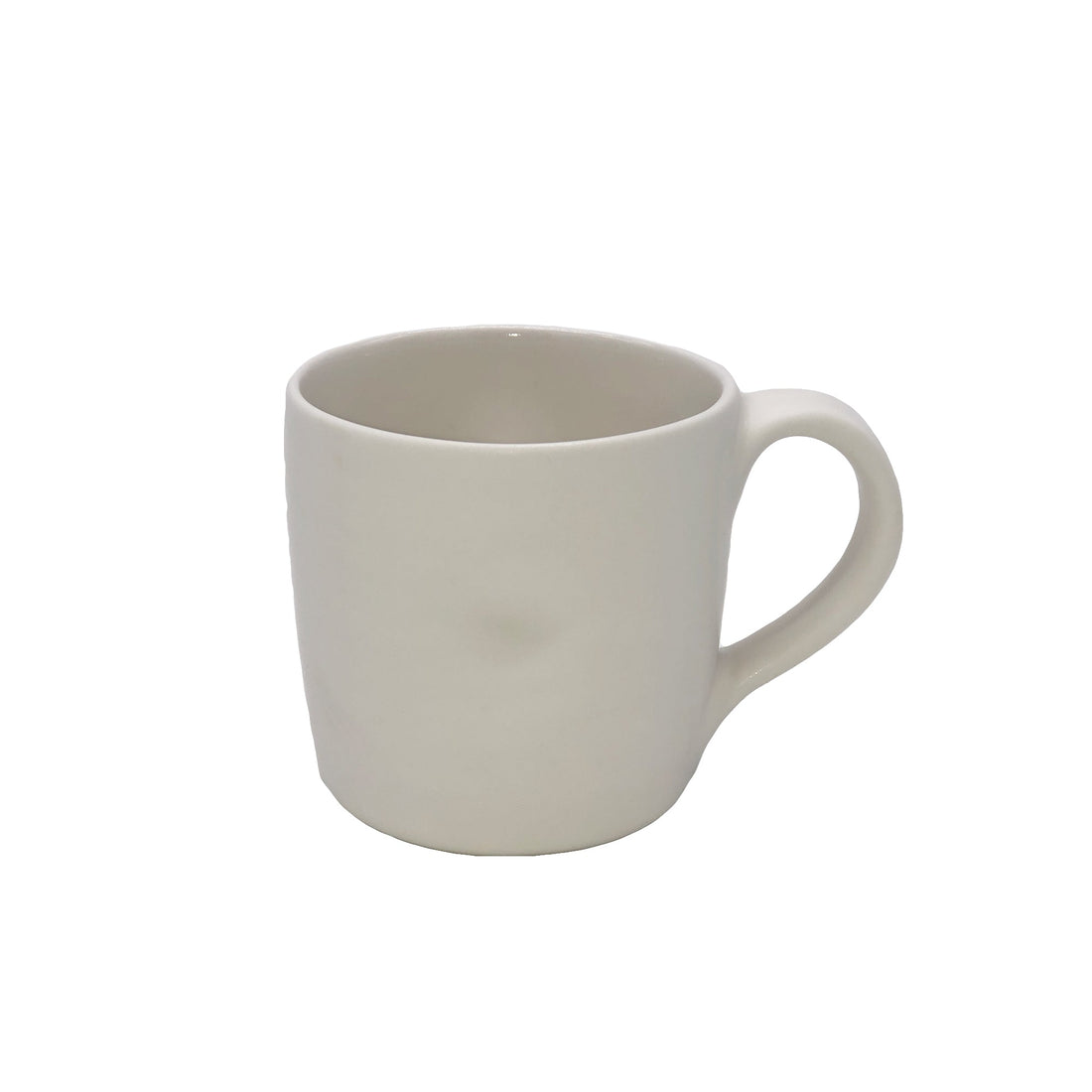 Pinch White Stoneware 4 Piece Dinnerware Set, Service For 1