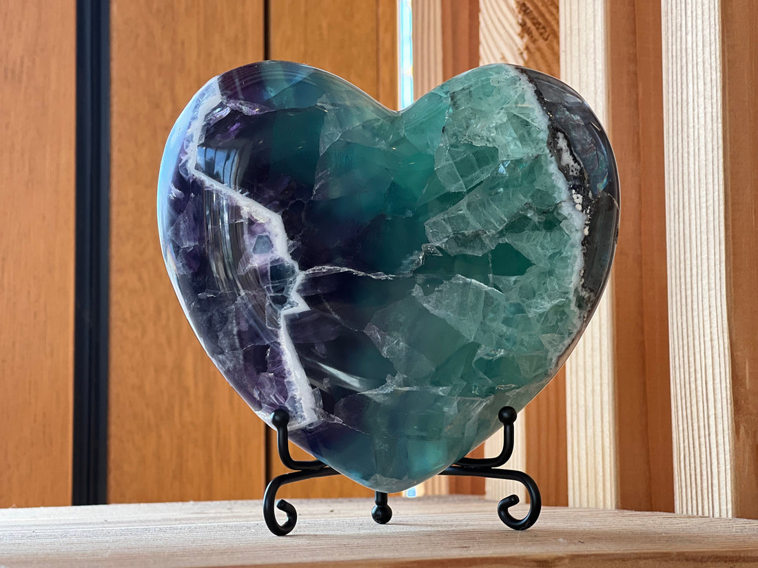Fluorite Heart