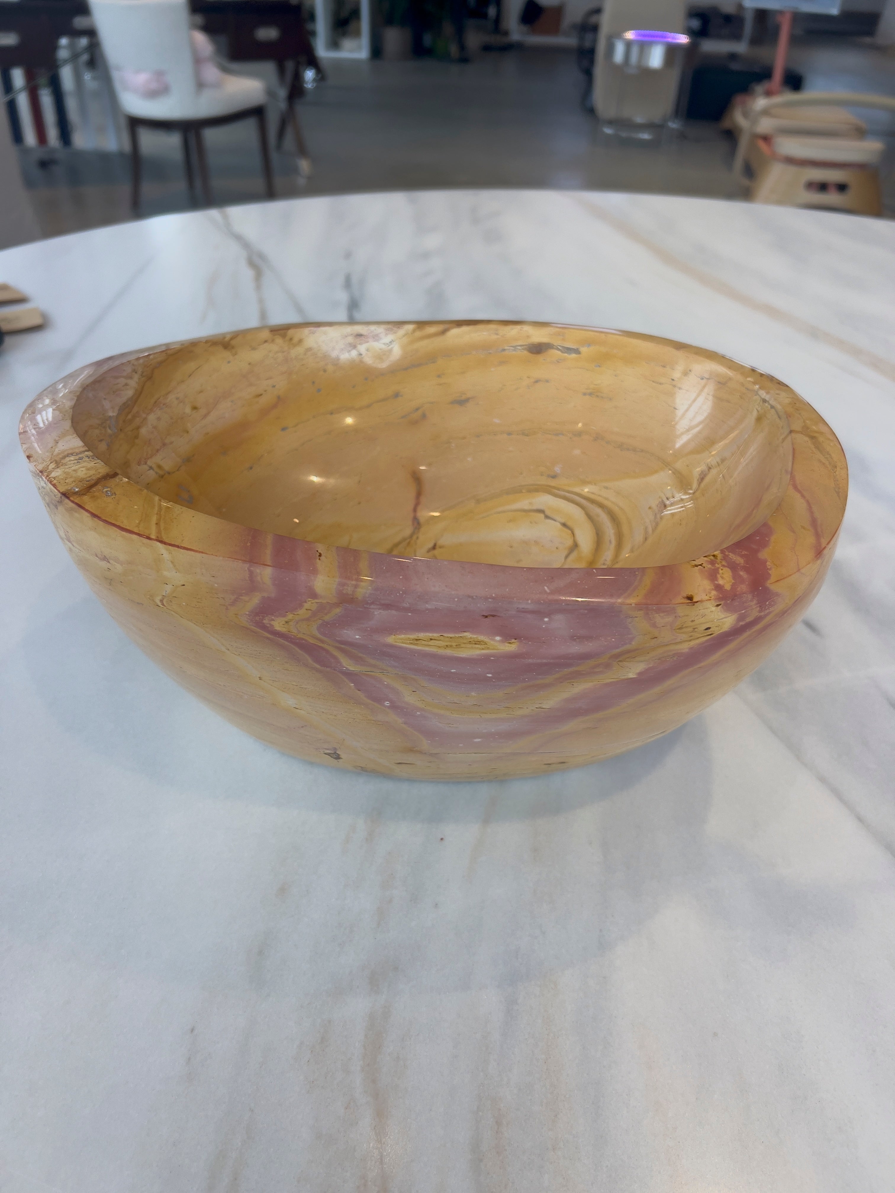 Polychrome Jasper Bowl