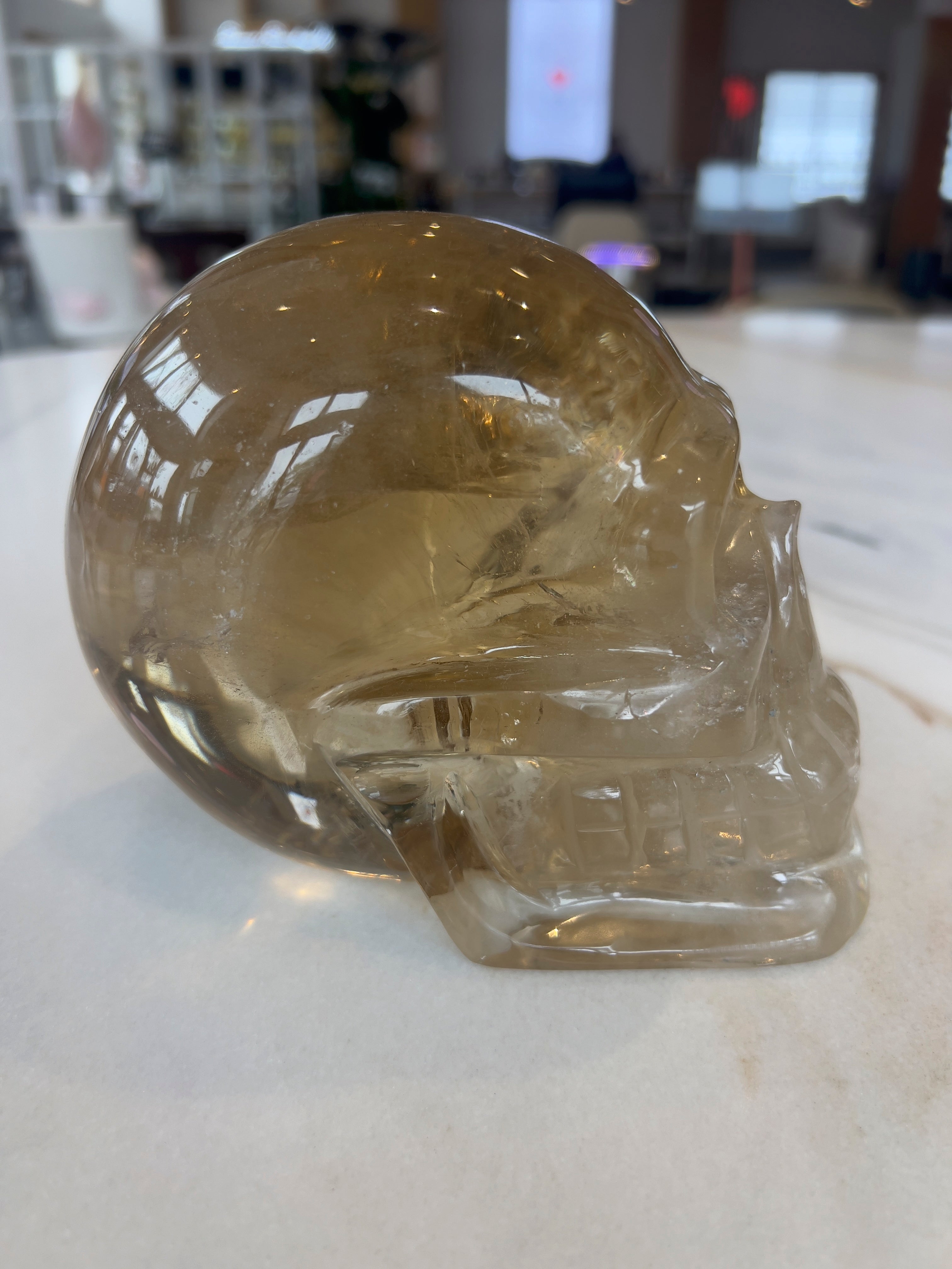 Citrine Skull
