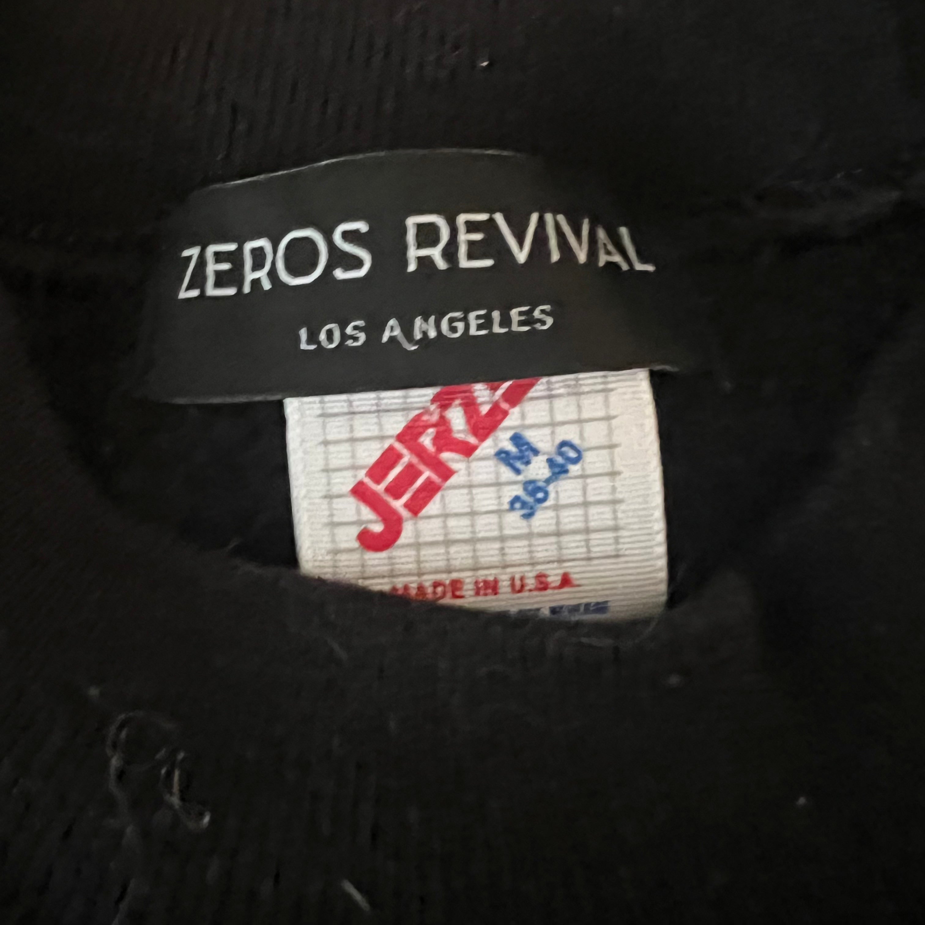 1980s Zeros Revival Blank Vintage Sweatshirt
