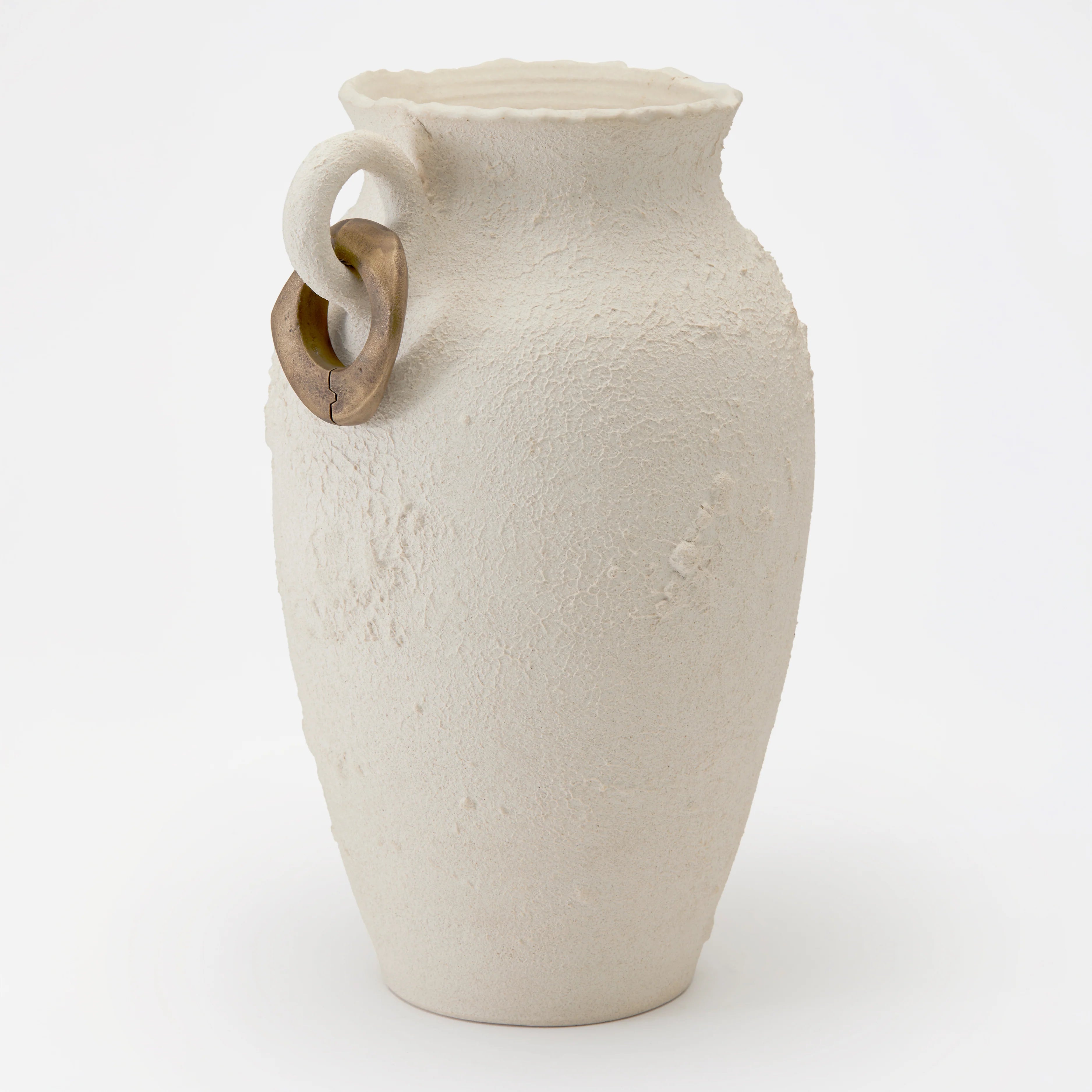 Julia Vase with Metal Ring