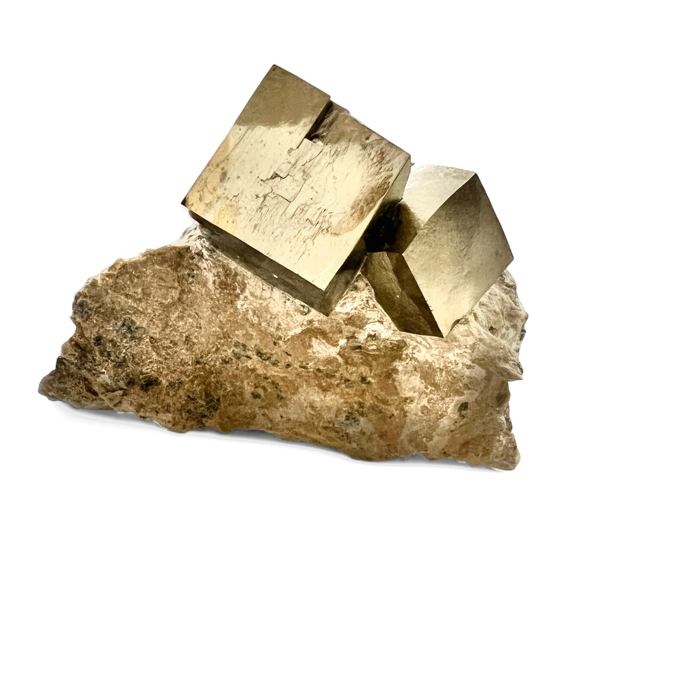 Natural Navajun Pyrite Cubes