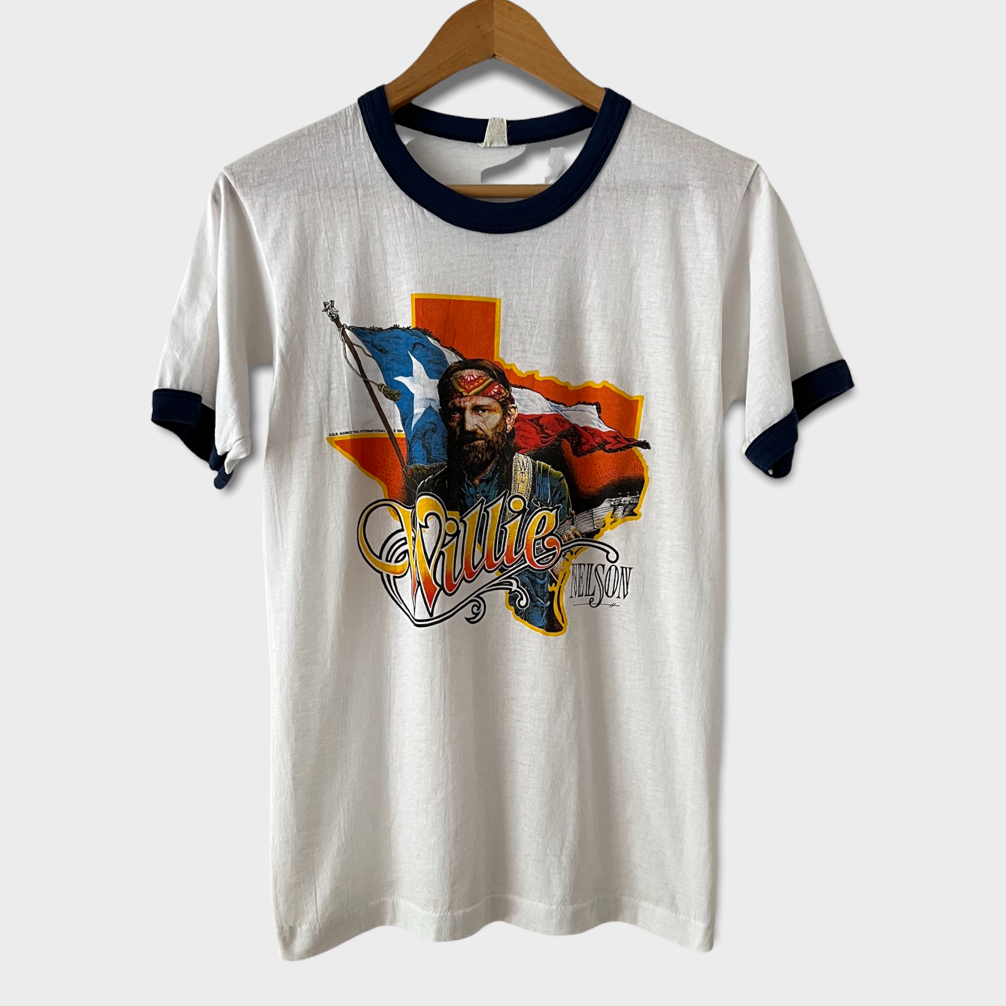 1984 Willie Nelson Vintage Tour Tee Shirt