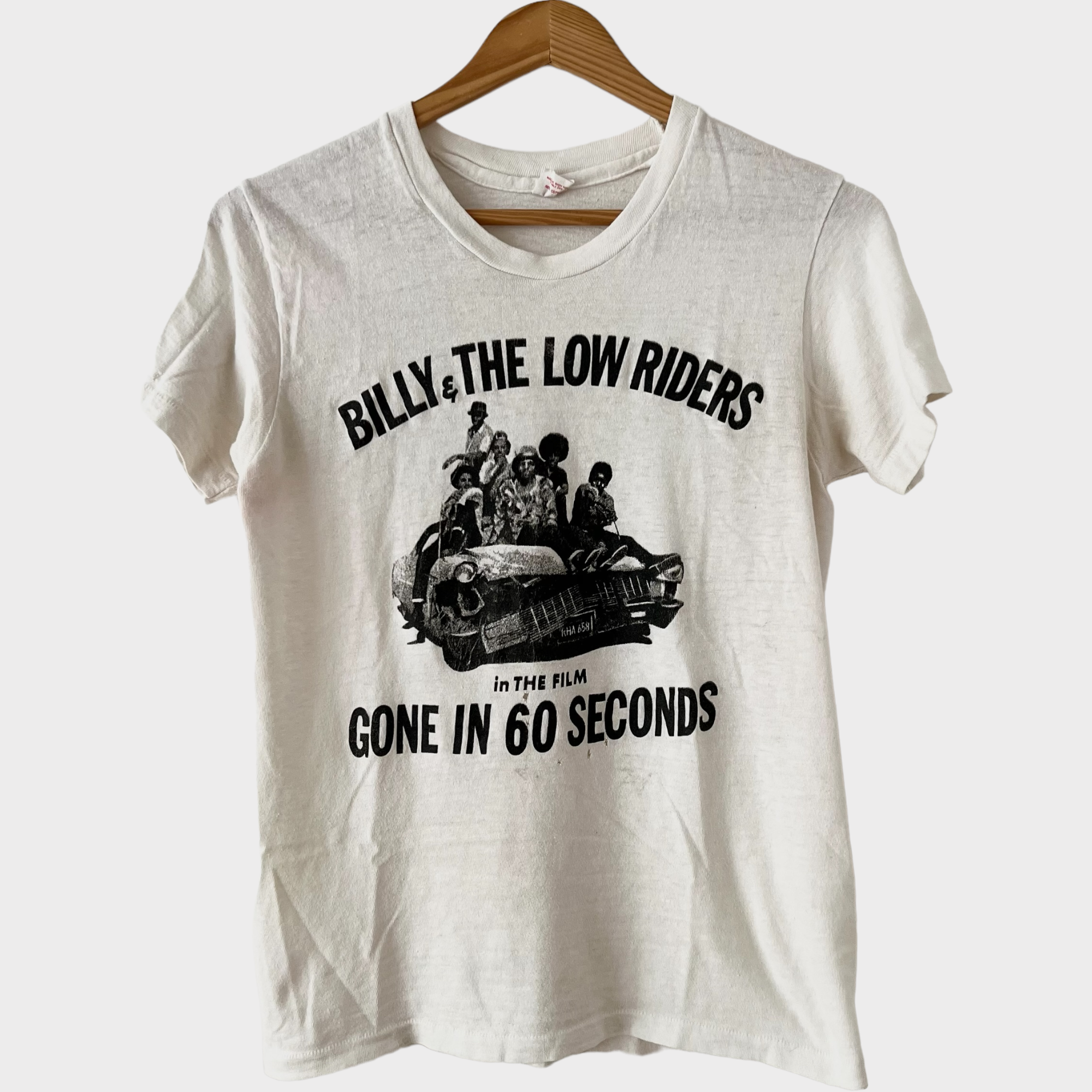 1974 Gone In 60 Seconds Vintage Movie Promo Tee Shirt