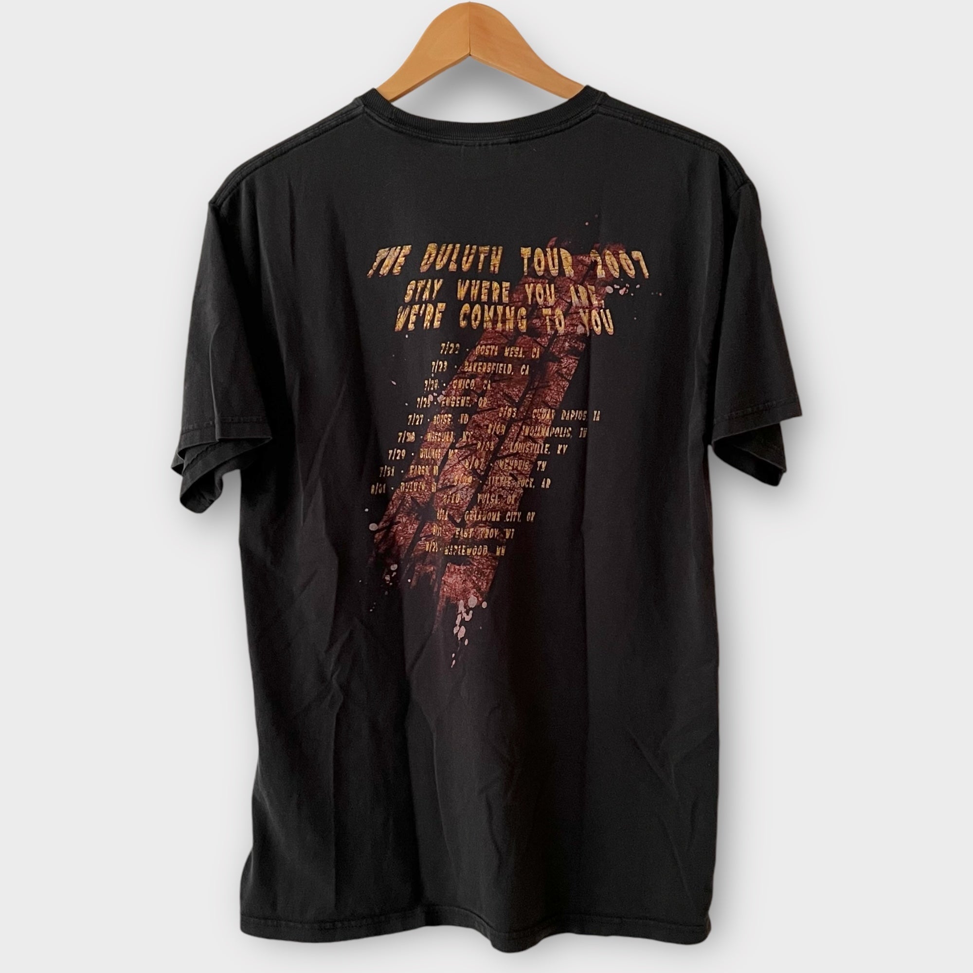 2007 Queens Of The Stone Age Vintage Tour Band Tee Shirt