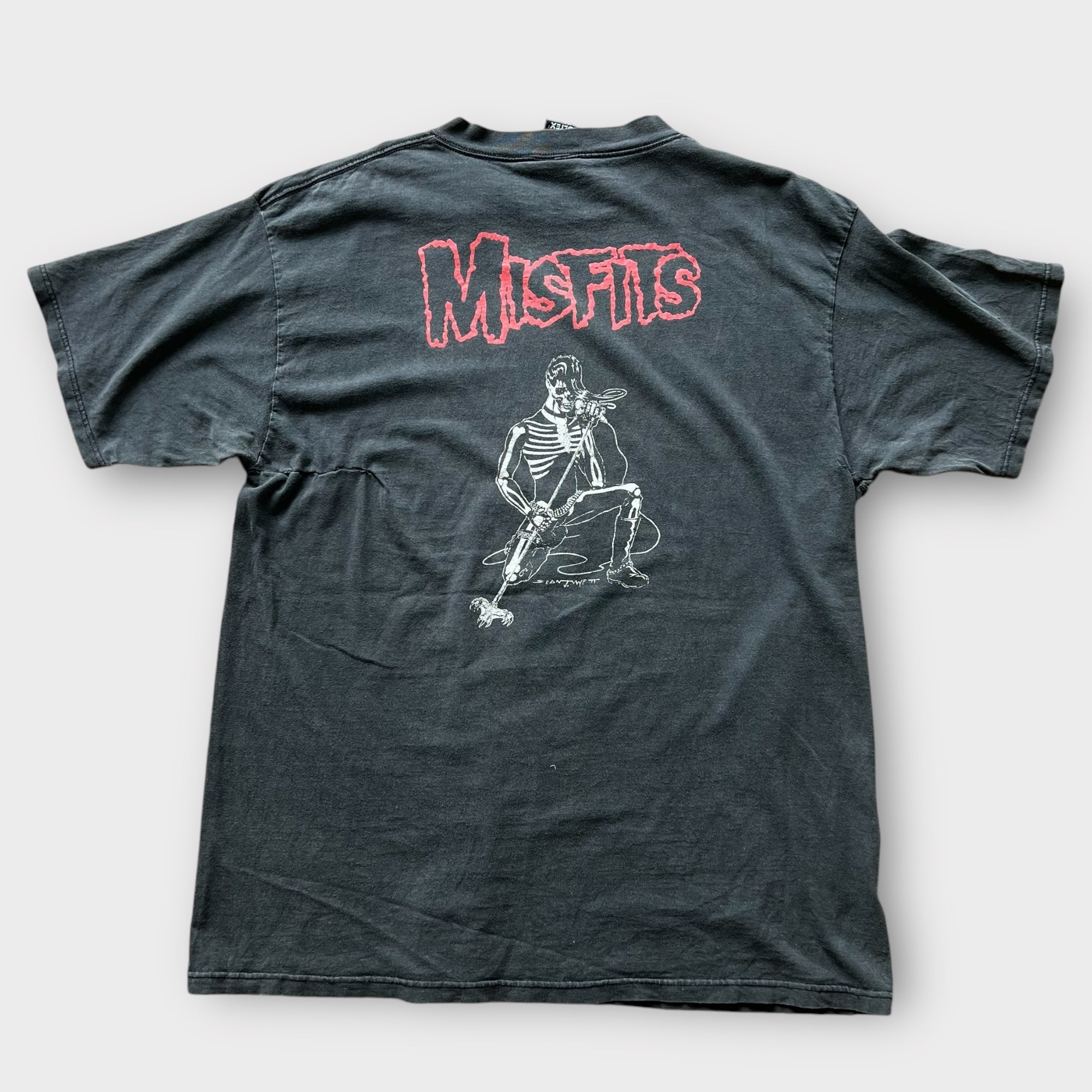1990s Misfits "Legacy Is Brutality" Vintage Band Punk Tee Shirt