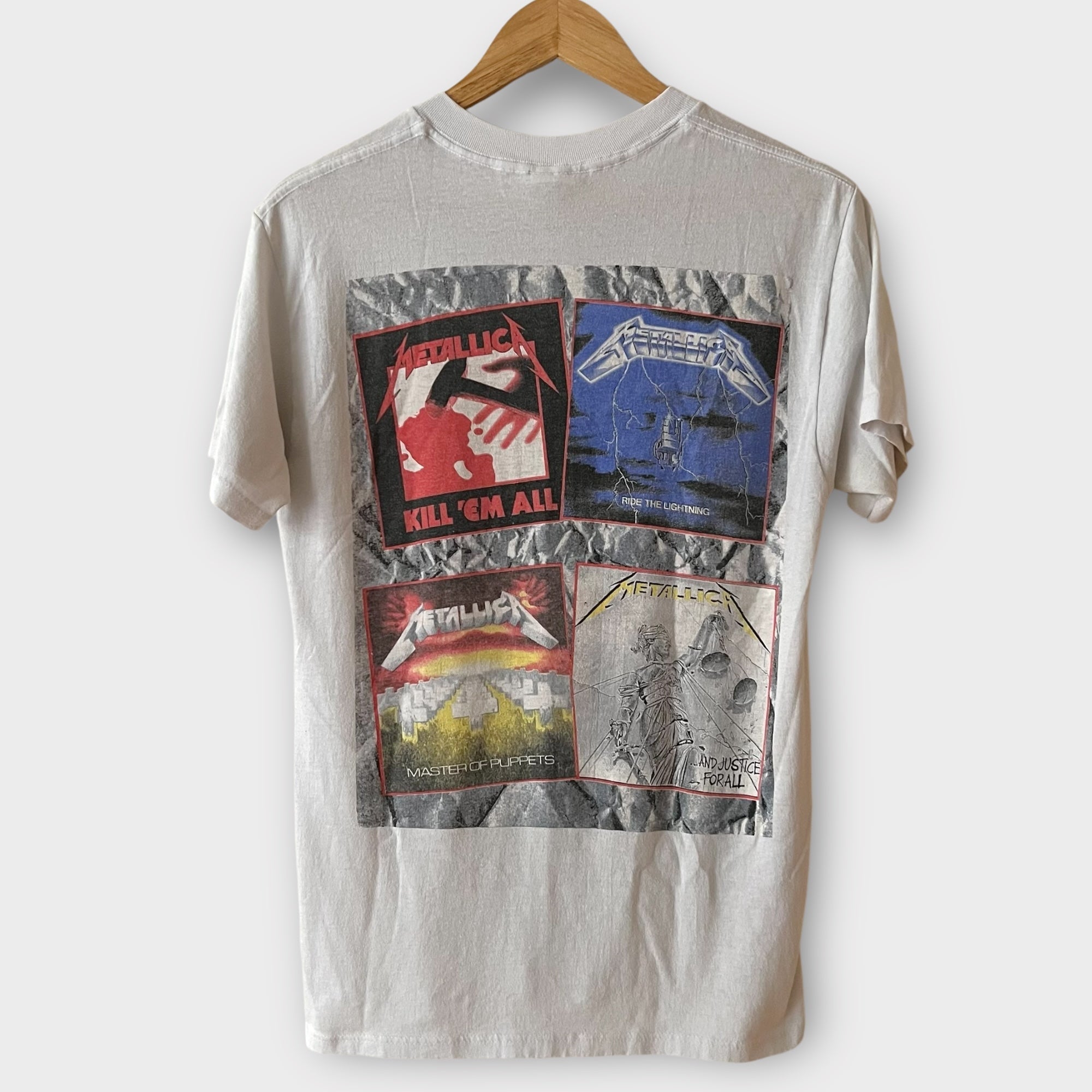 1988 Metallica "And Justice For All" Vintage Band Promo Tee Shirt