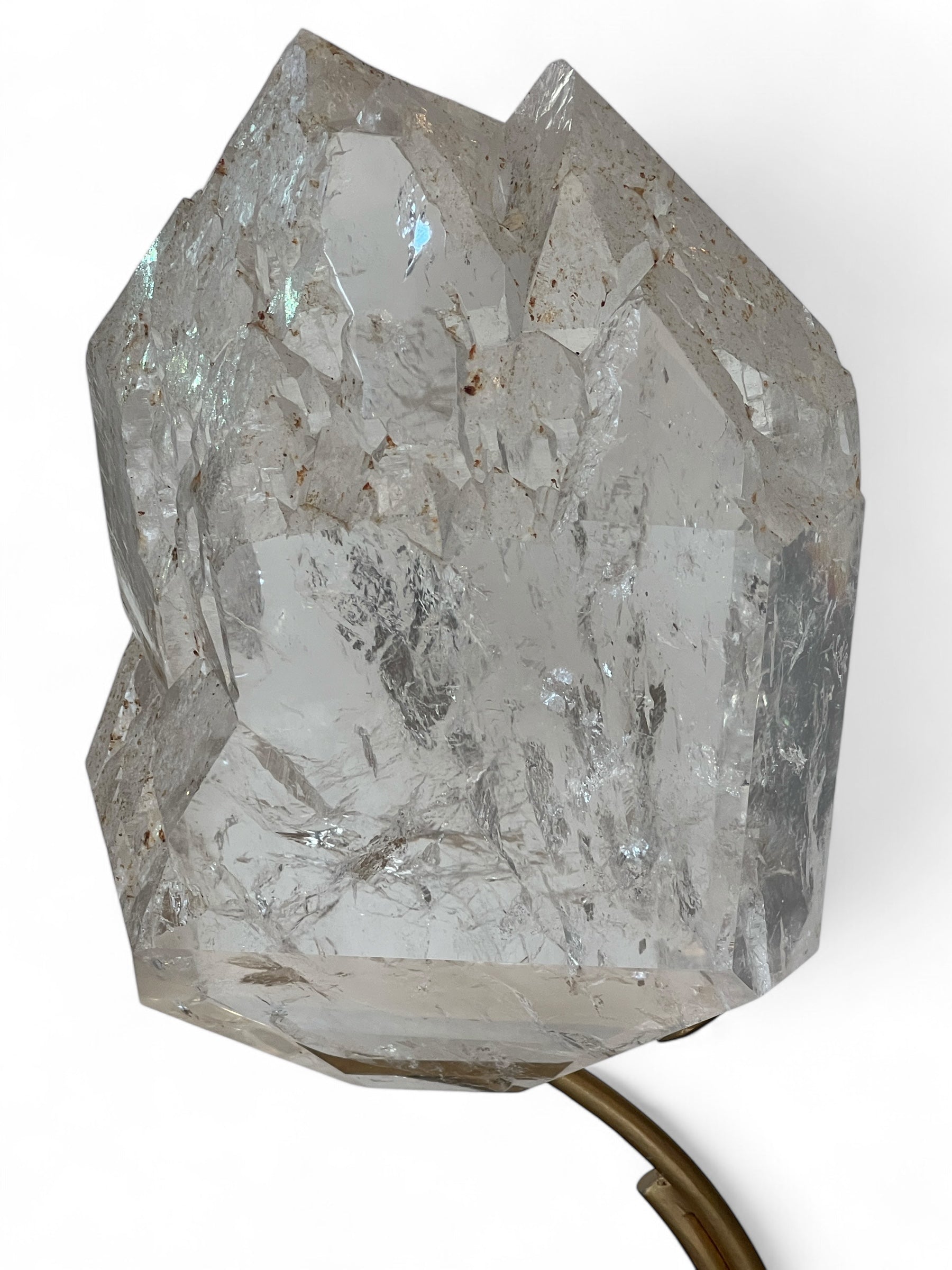 Clear Quartz Cathedral on Stand