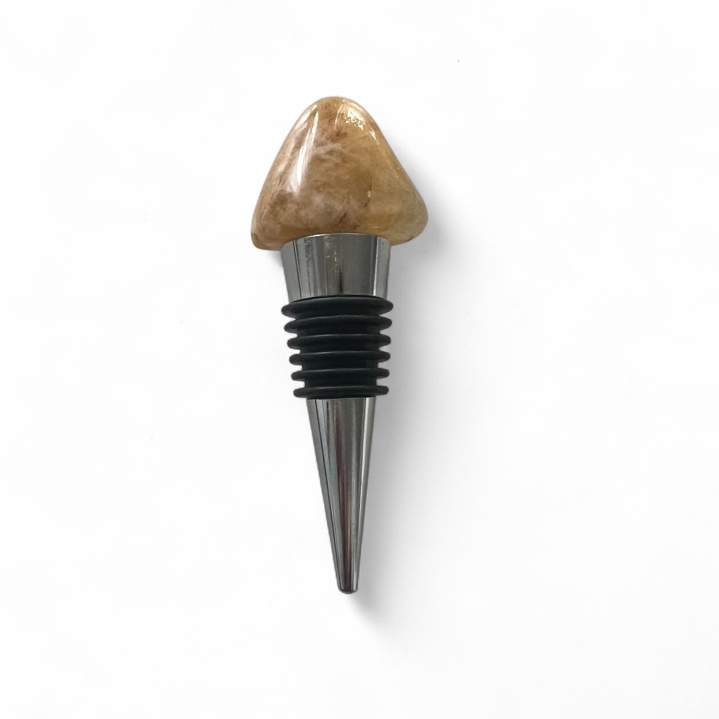 Crystal Wine Bottle Stoppers – Assorted Gemstones