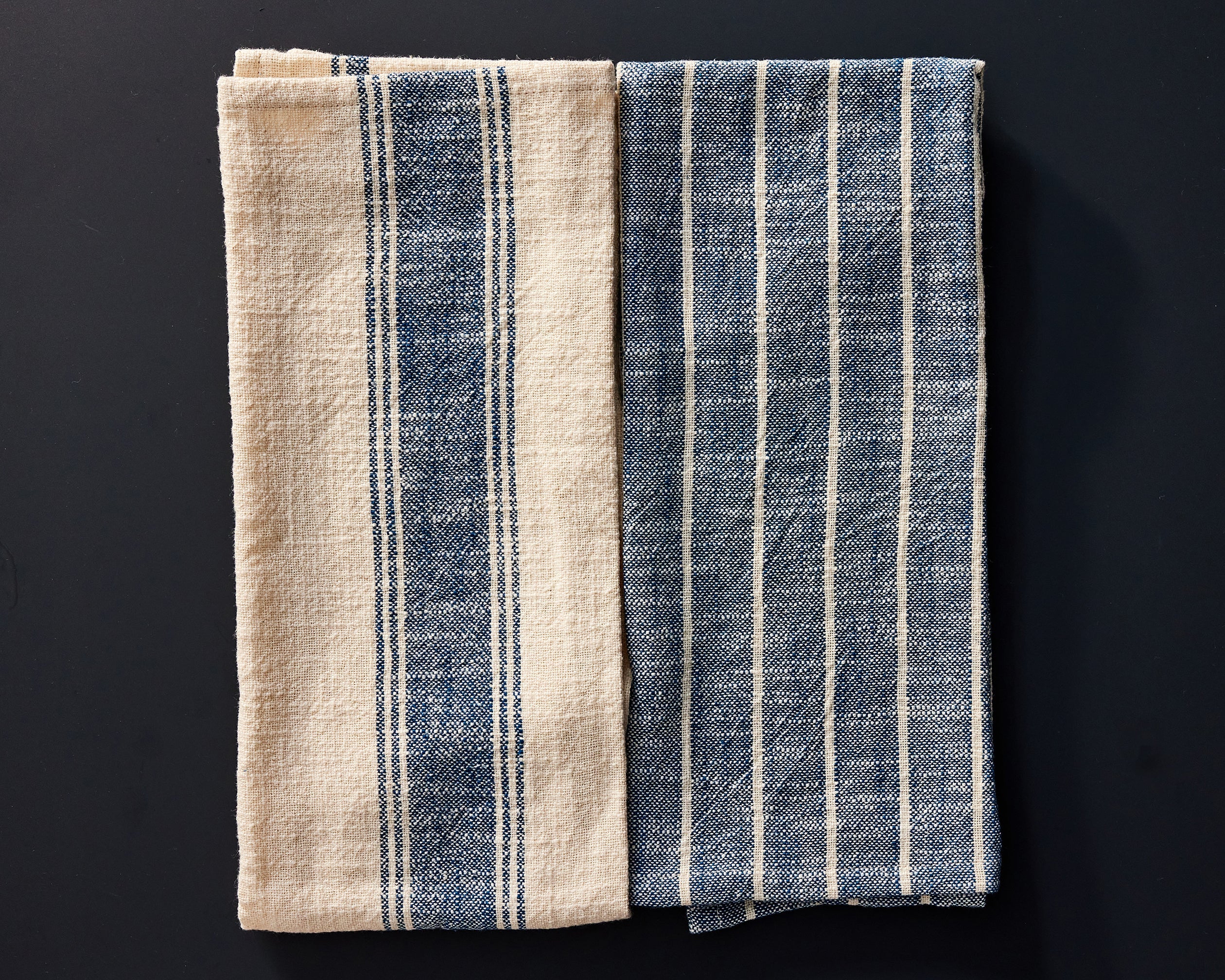 Cotton Indigo Tea Towel - Set of 2