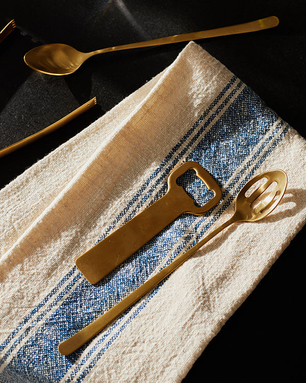 Cotton Indigo Tea Towel - Set of 2