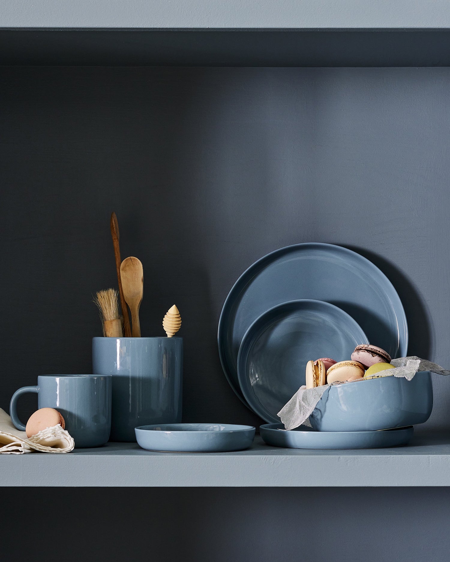 Reims Deep Bowl - Set of 4 - Atlantic