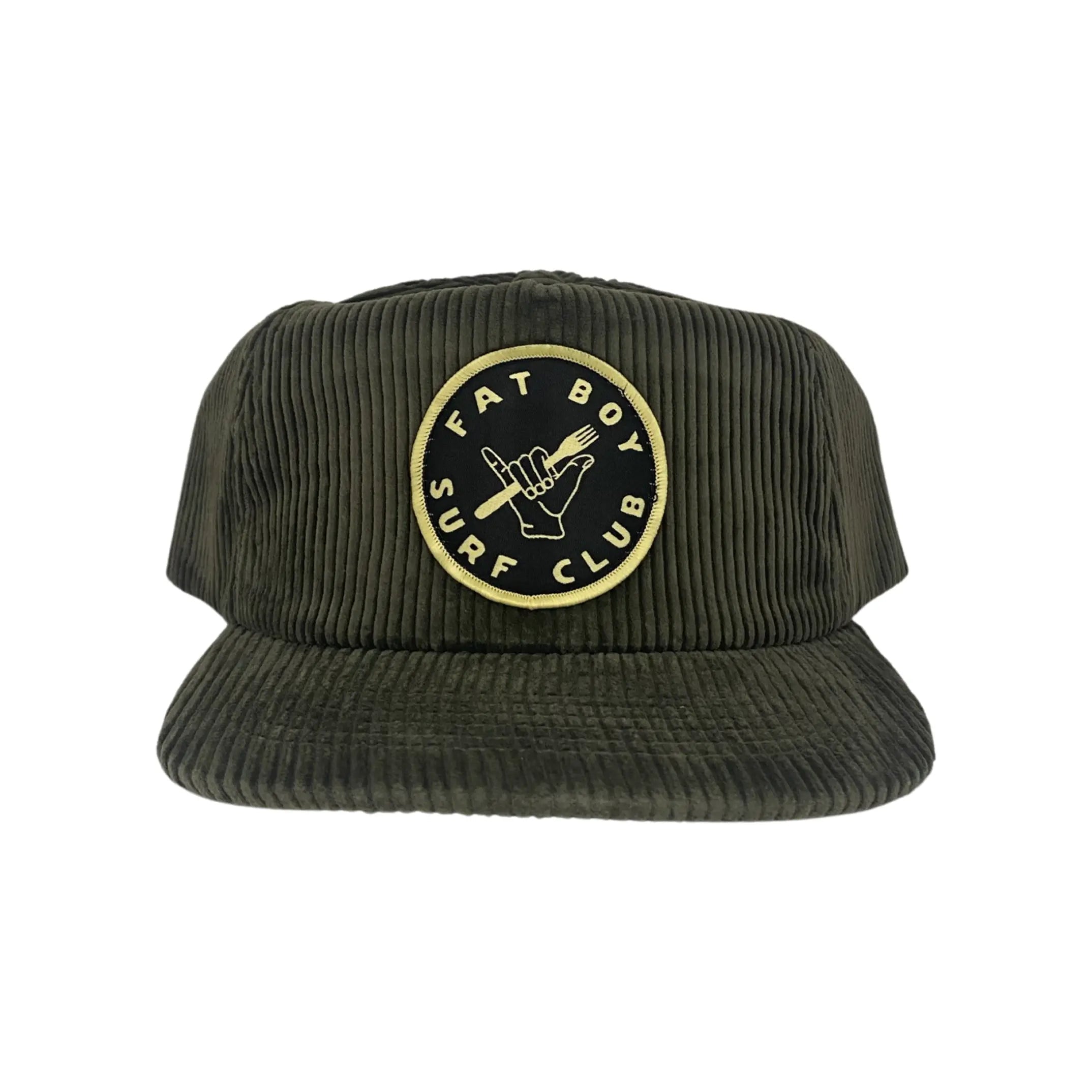 Shaka Fork Corduroy Surf Hat - Olive
