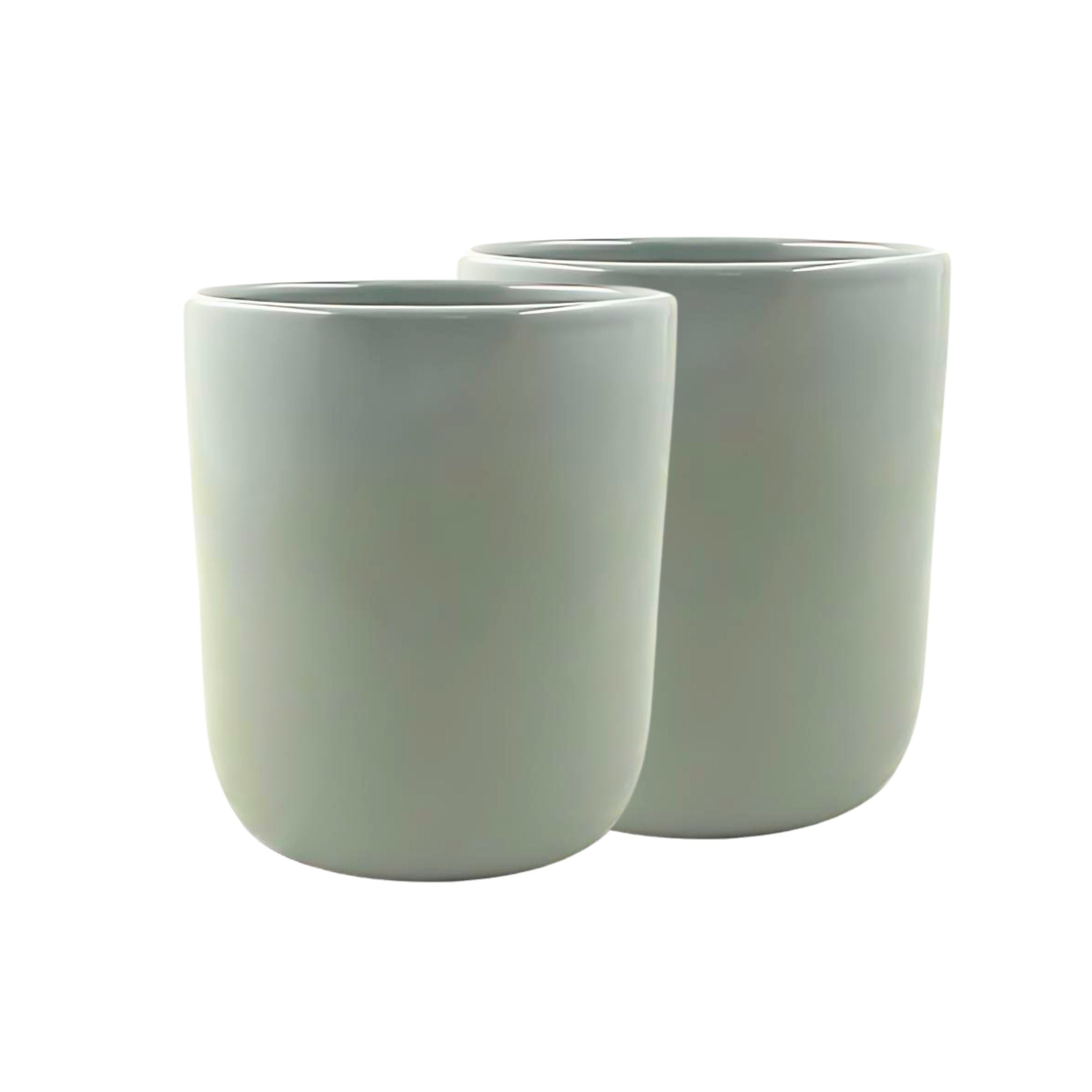 Reims Stoneware Pebble Utensil Cup, Set of 2