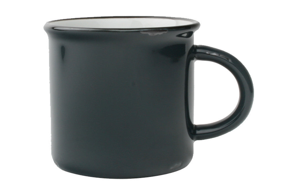 Tinware Mug in Dark Slate - Set of 4