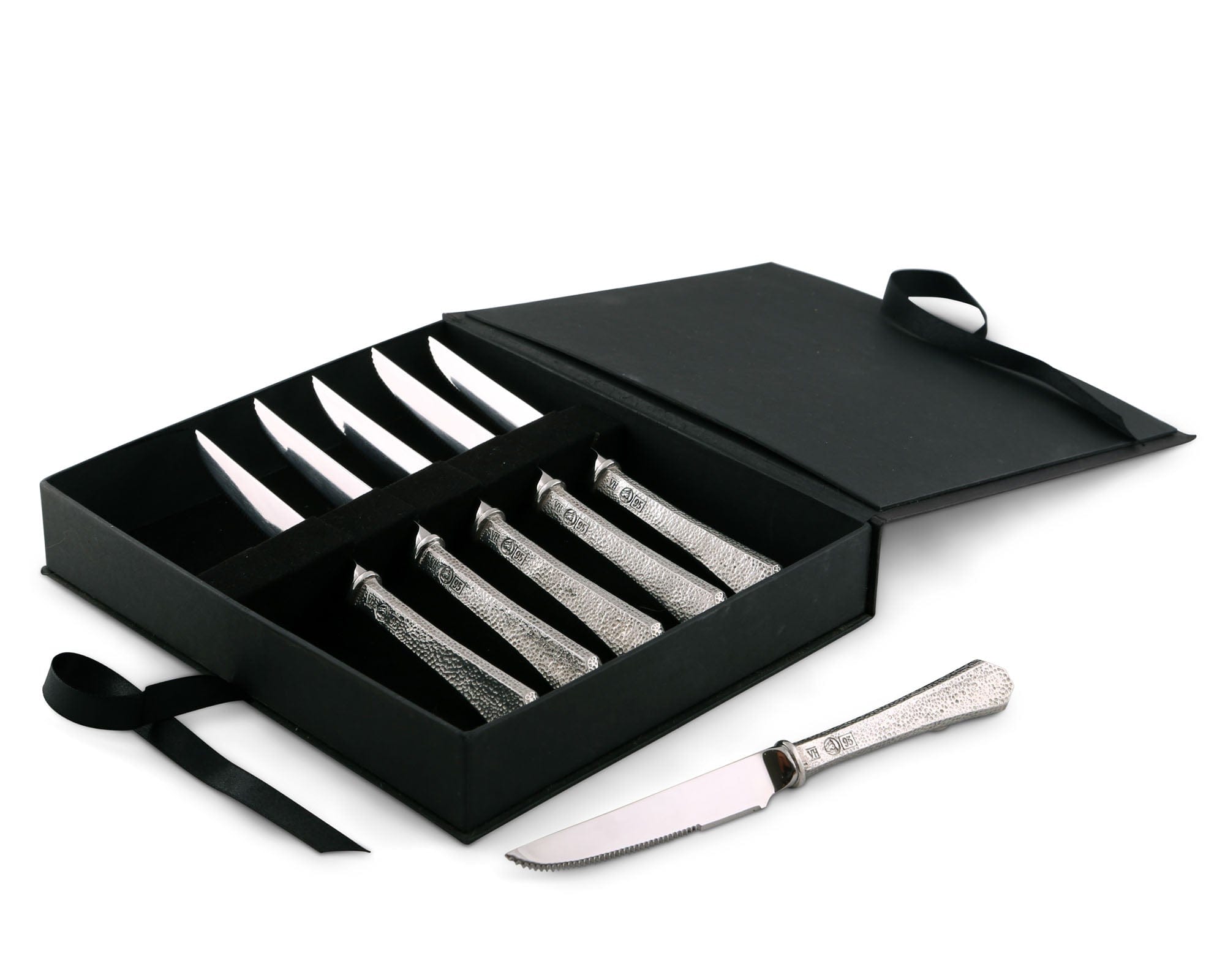 Hammered Steak Knife Set