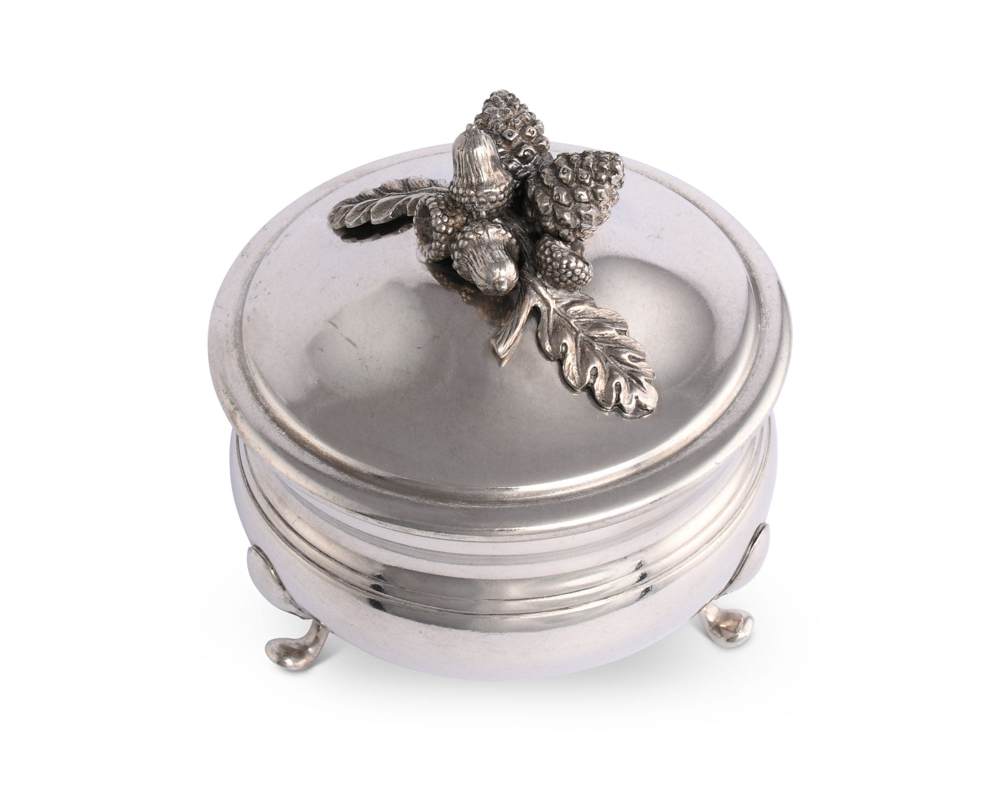 Pewter Acorn Sauce Bowl